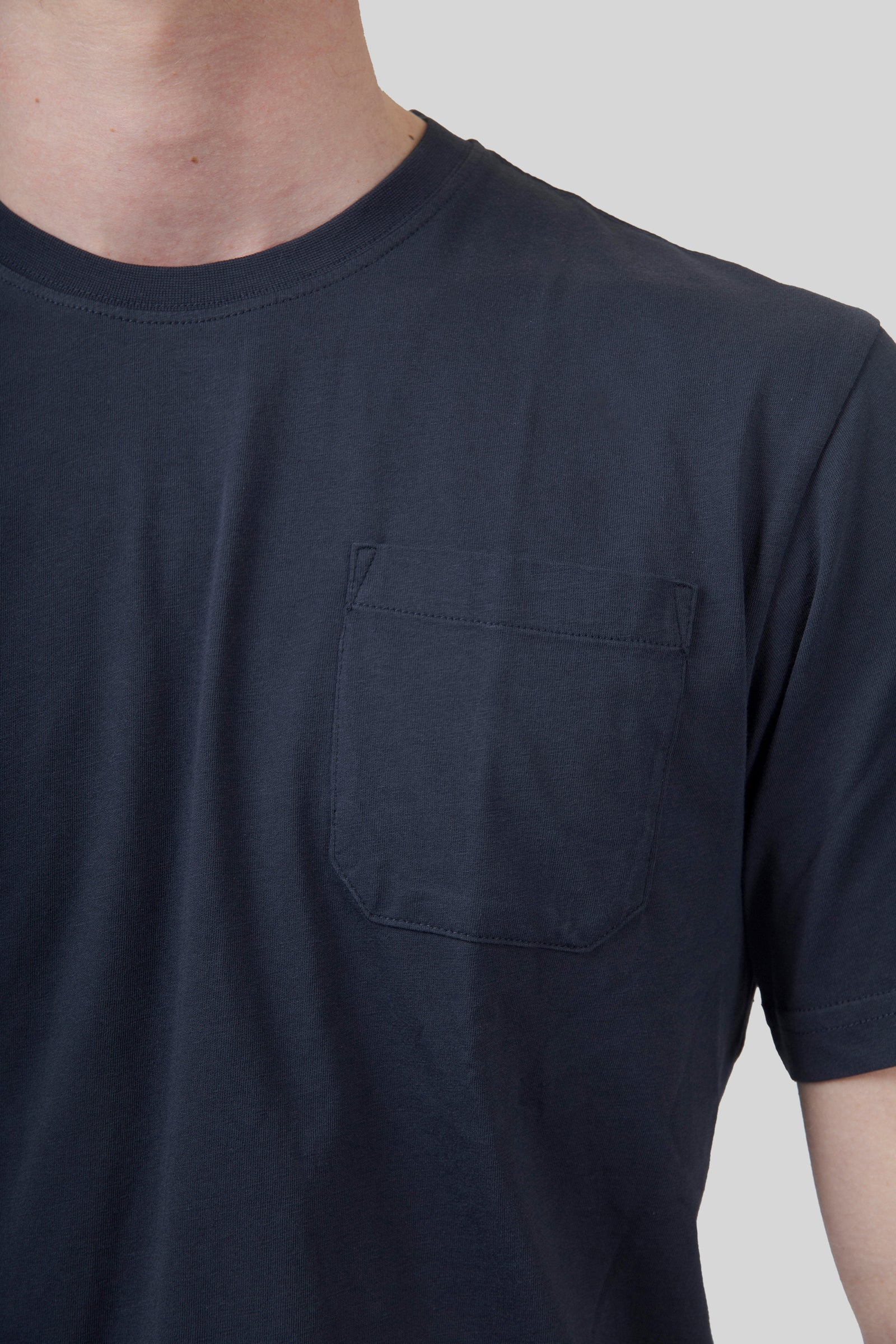 Aspesi T-shirt In Jersey Di Cotone Blu Navy Uomo - 4