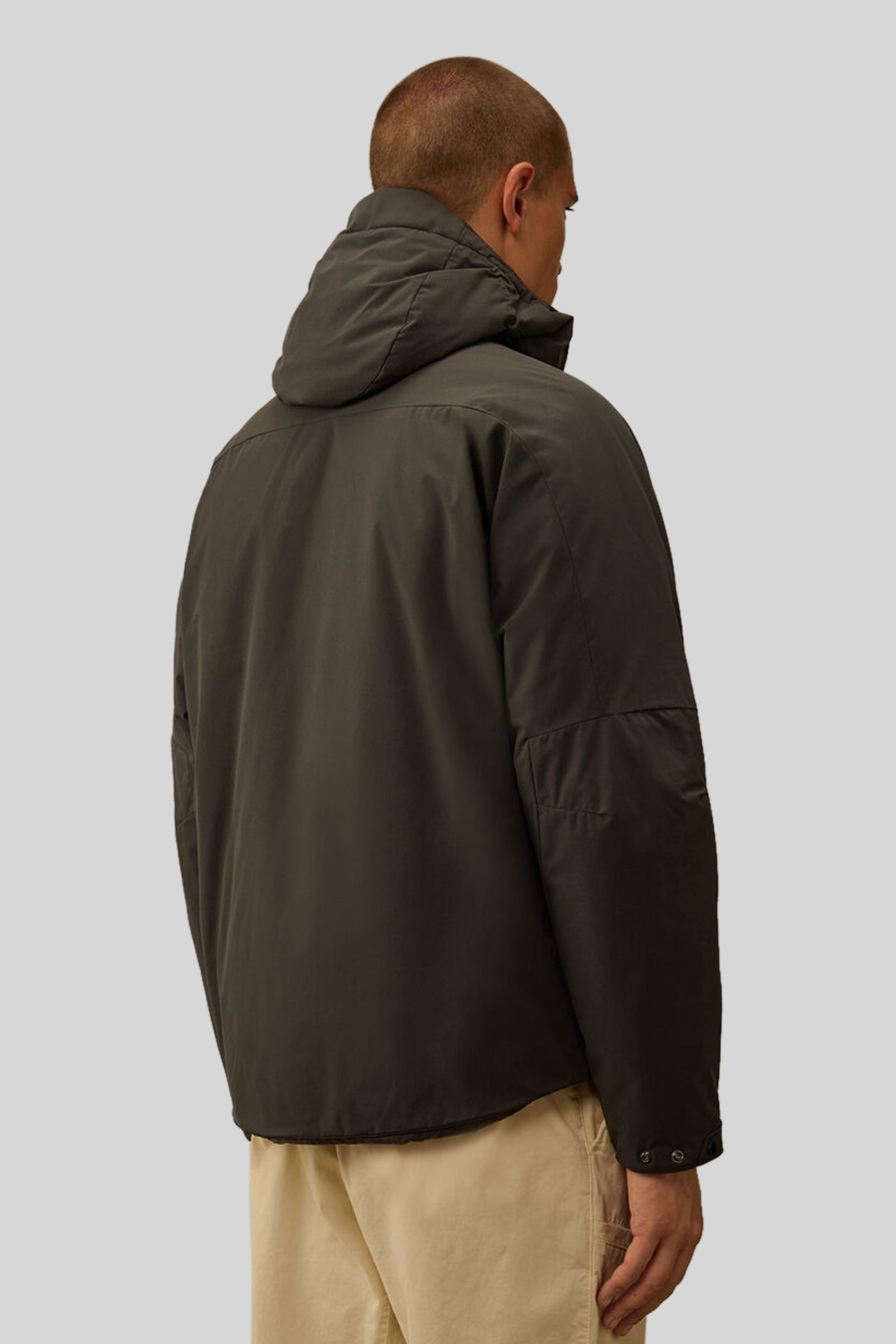 C.p. Company Giubbotto Imbottito Con Cappuccio Pro-tek Piombo Uomo - 3