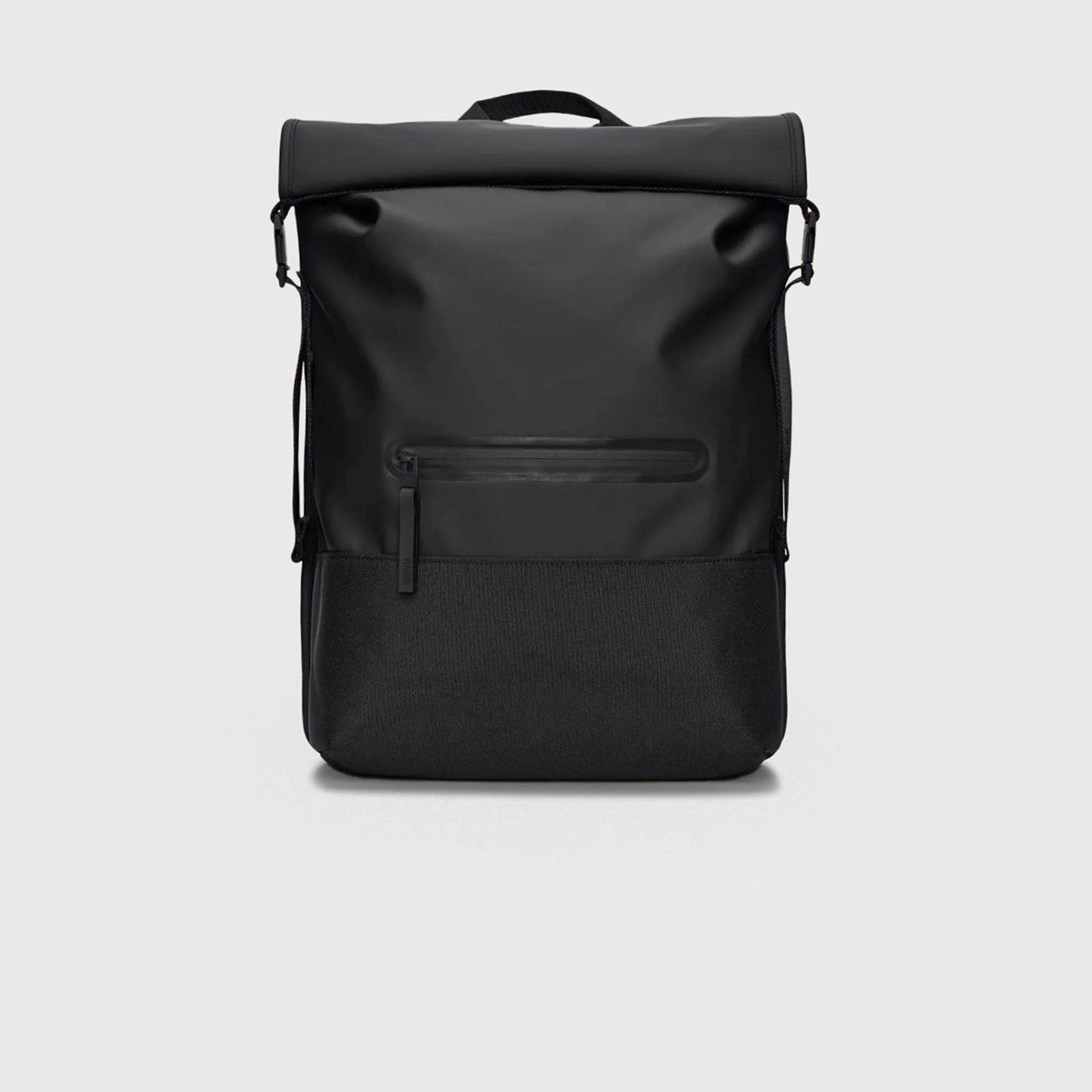 Rains Trail Rolltop Backpack Nero Unisex - 4