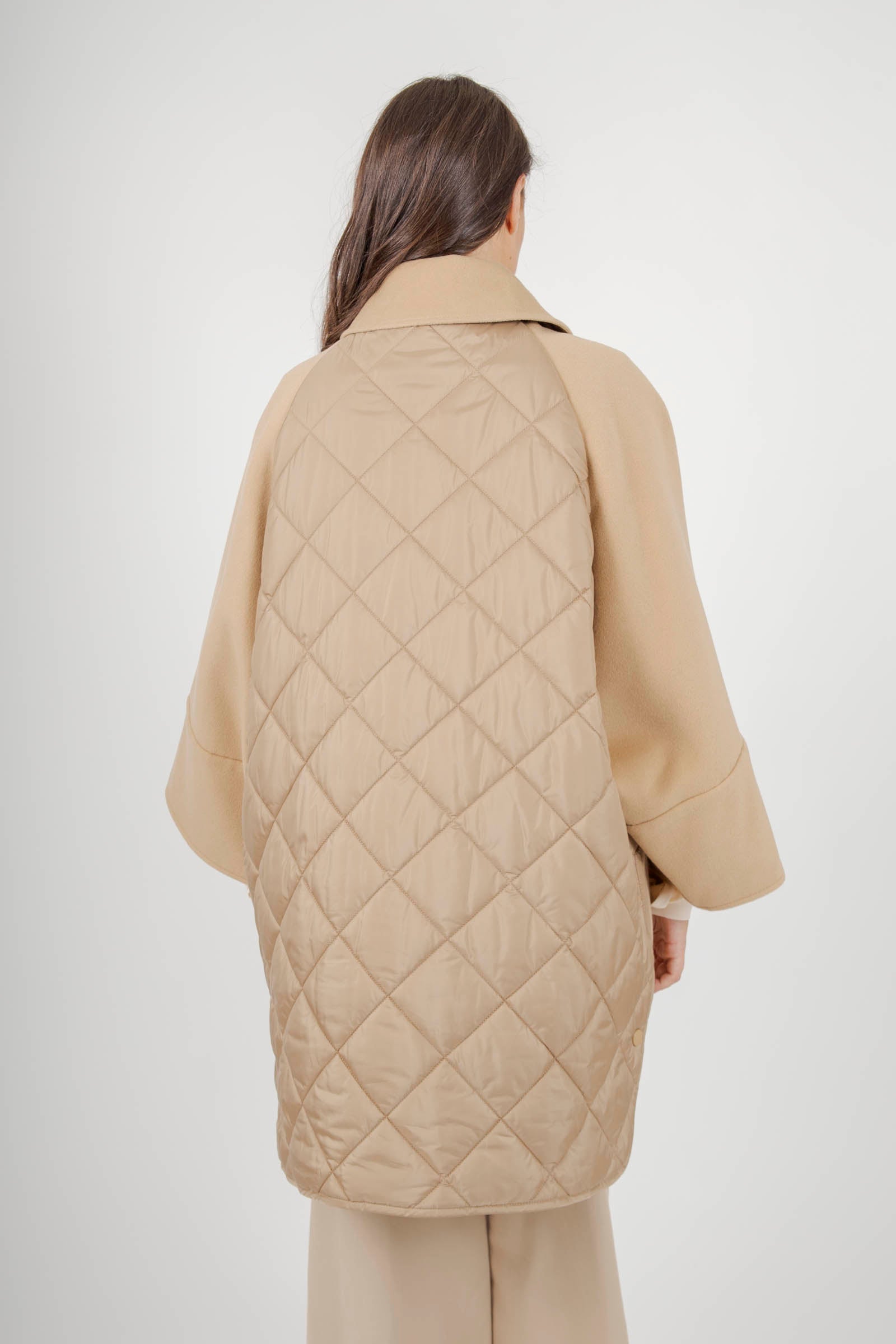 Max Mara Weekend Cappotto In Doppio Drap Di Lana Cammello Donna - 4