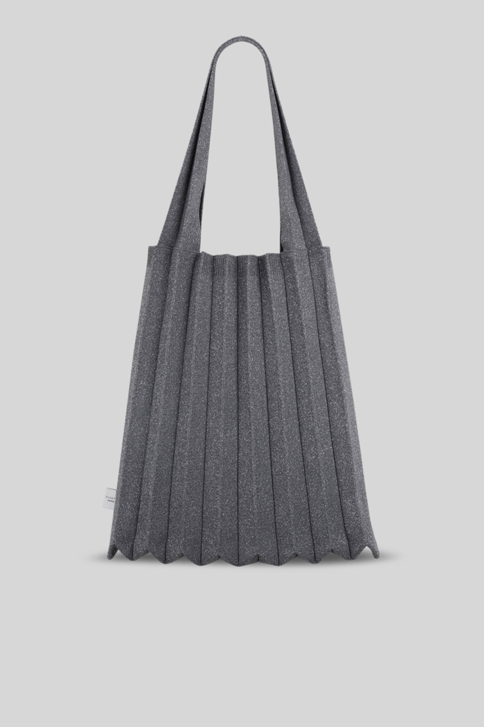 Pleatsmama New Shoulder Bag Glitter Grigio Donna - 1