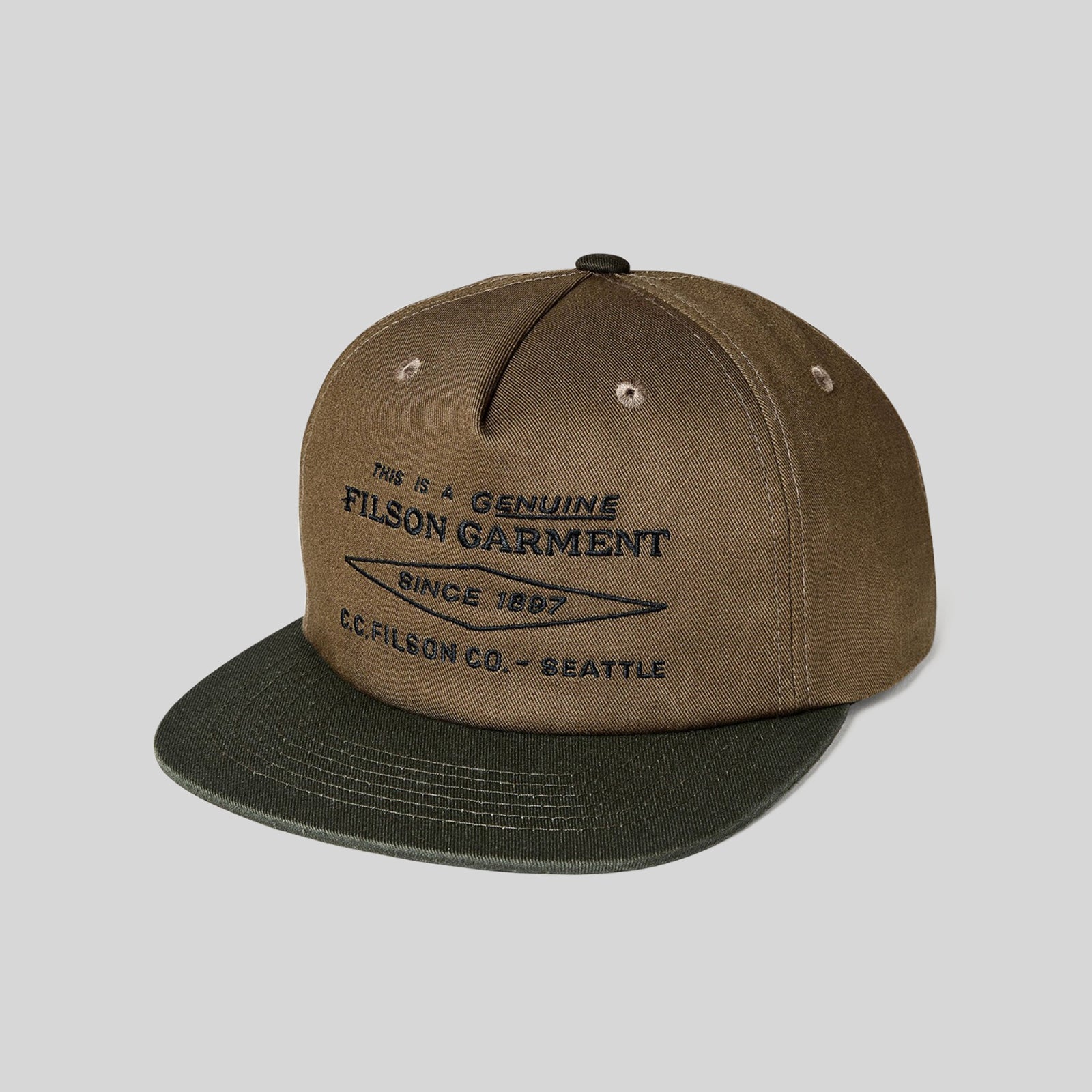 Filson Diamond Trucker Cap Verde Oliva Uomo - 4