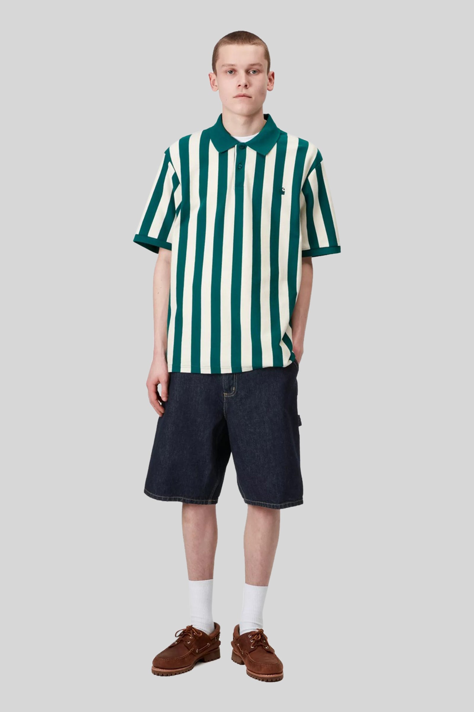 Carhartt Wip Single Knee Short Blu Scuro Uomo - 4
