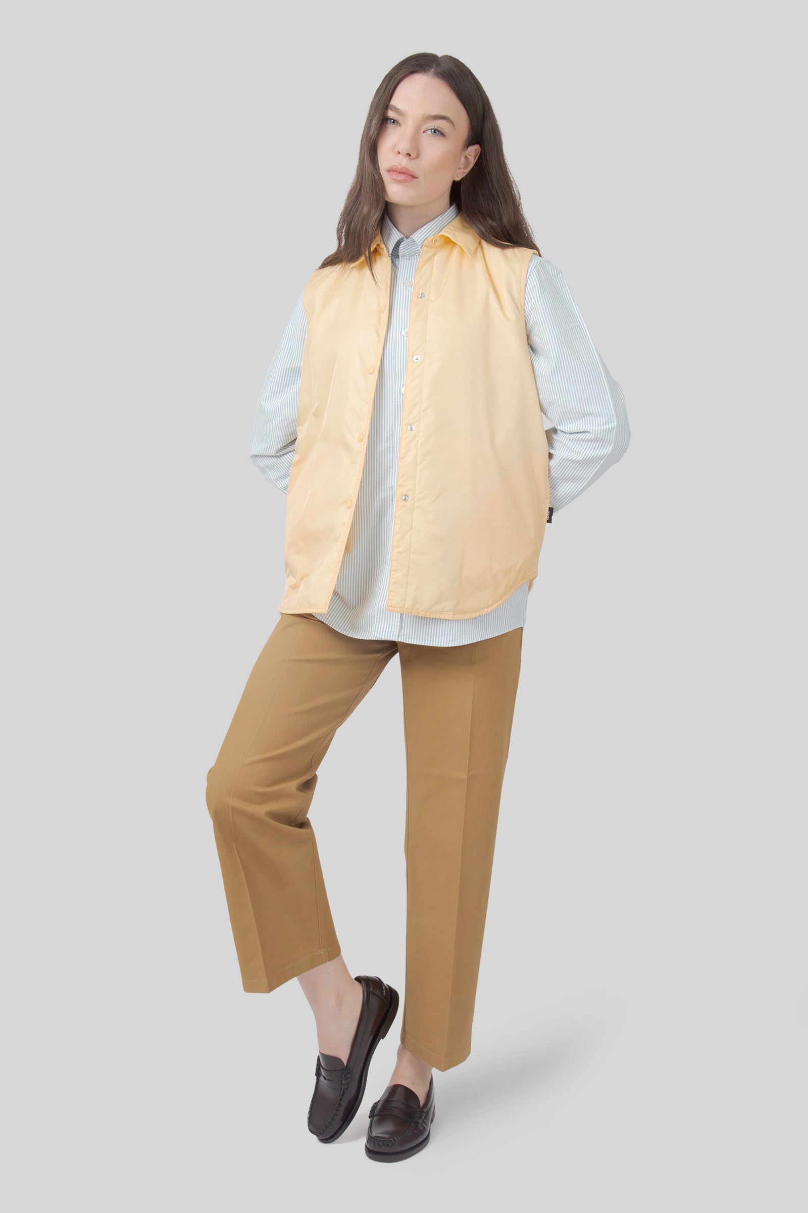 Sebago Camicia Doubling Ox Bianco/verde Unisex - 9