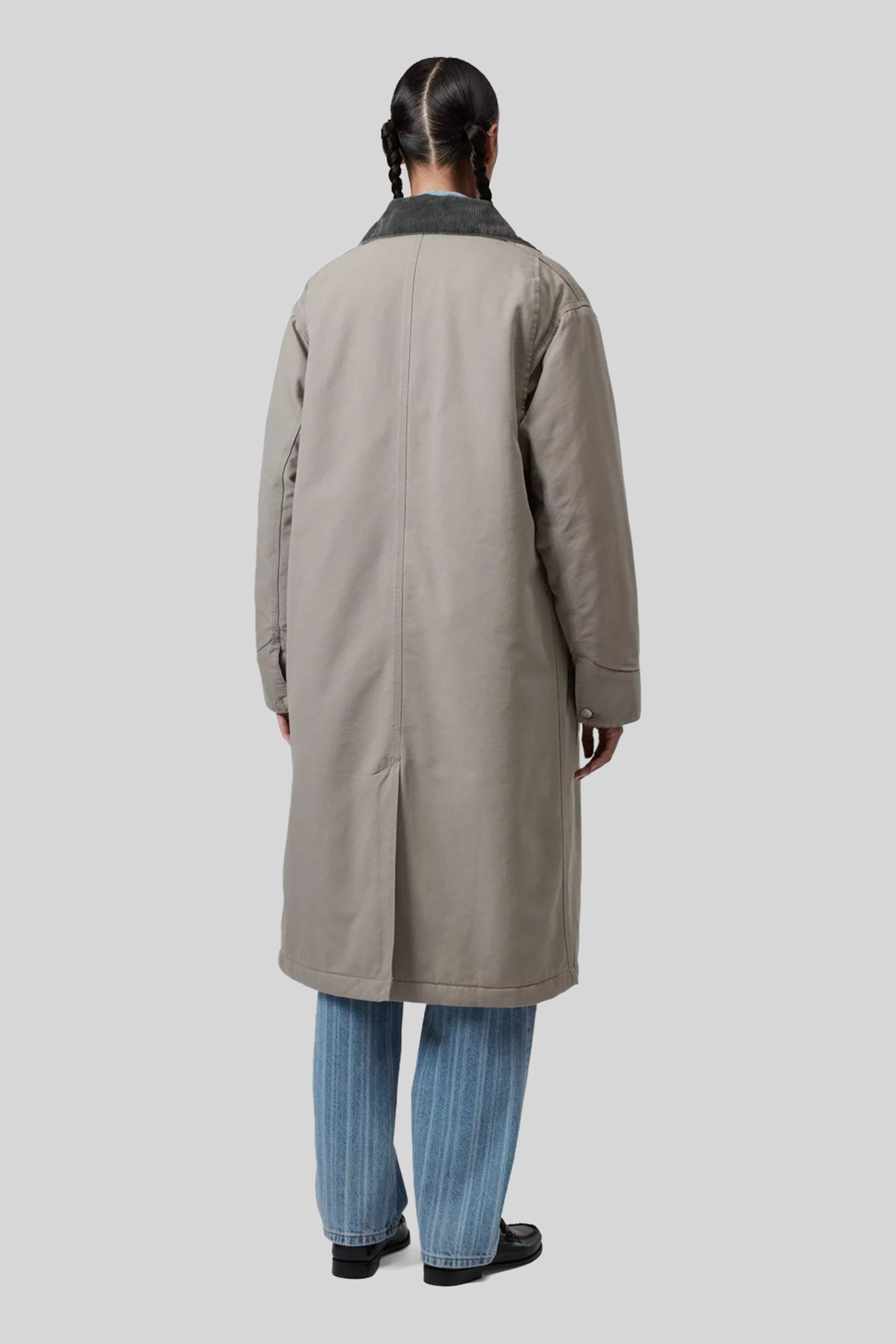 Carhartt Wip W' Webster Coat Grigio Donna - 2