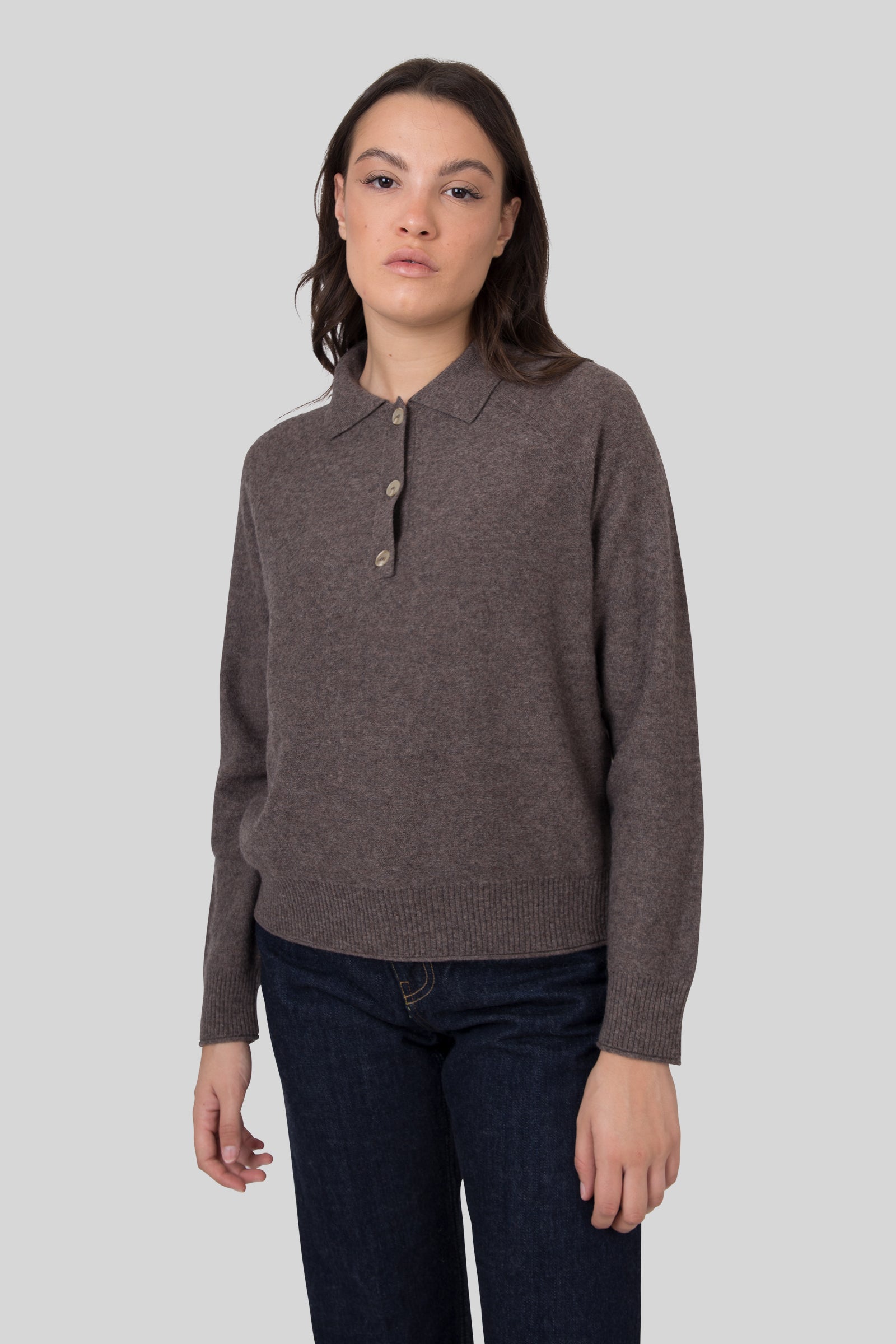 Absolut Cashmere Maglia Milla Taupe Donna - 5