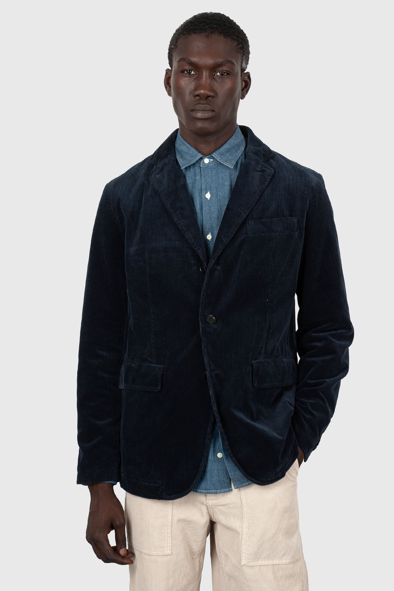 Velluto Giacca Abito Elegante Giacca Uomo Monopetto Verde