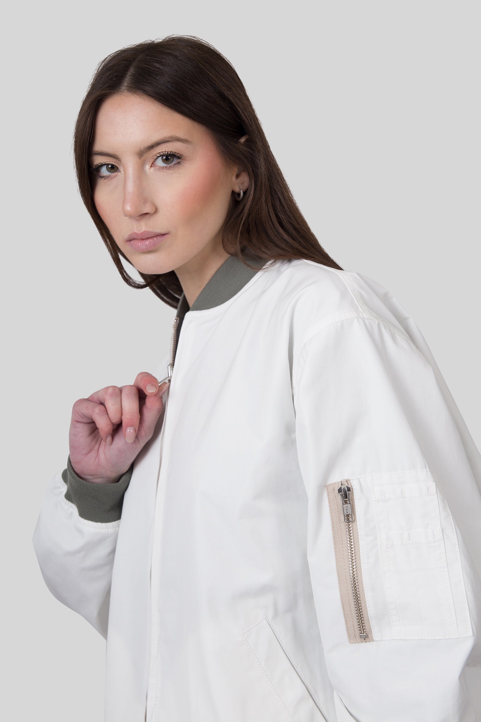 Department Five Bomber Over Train Bianco/verde Donna - 4