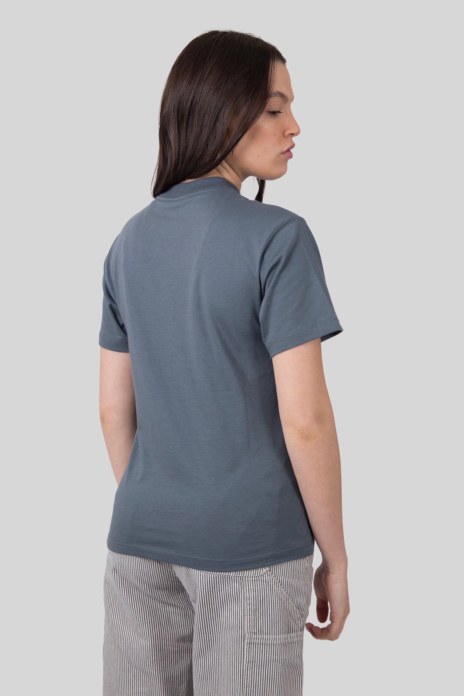 Carhartt Wip T-shirt W' S/s Pocket Heart Petrolio Donna - 3