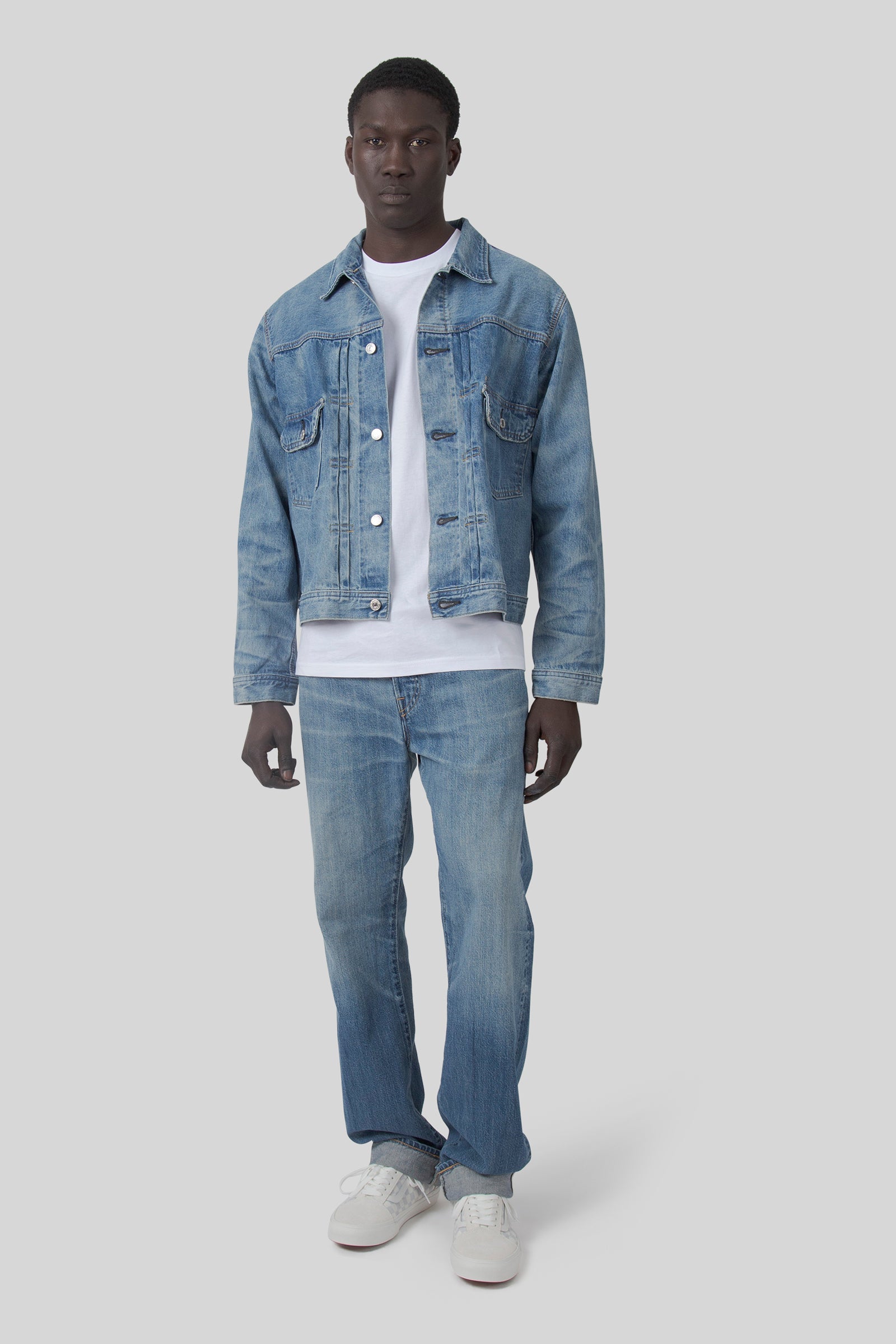 Edwin Jeans Regular Straight Japan Kaihara Indigo Lightweight 10,5 Oz Blu Chiaro Uomo - 4