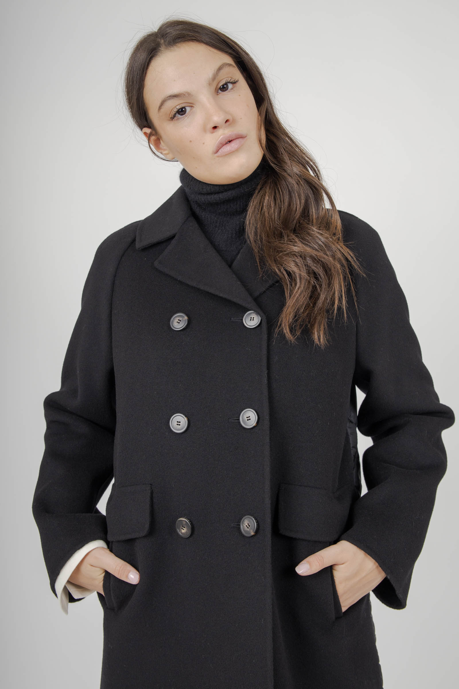 Zolfo Double Drap Wool Coat - 1