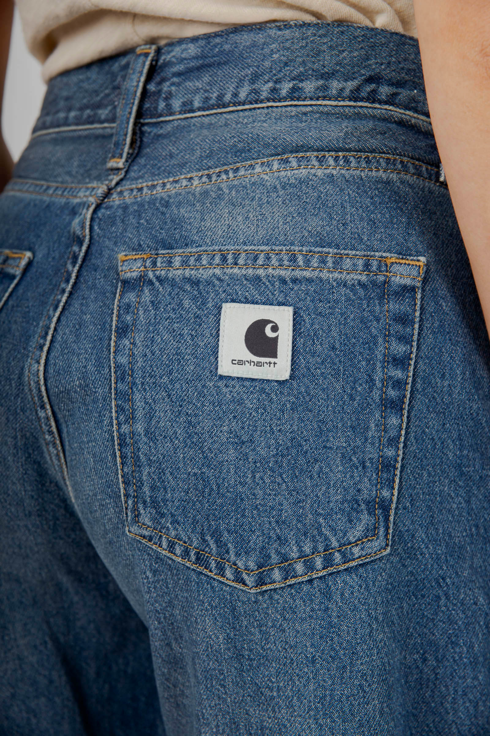 Carhartt Wip W' Arin Pant Blu Medio Donna - 2