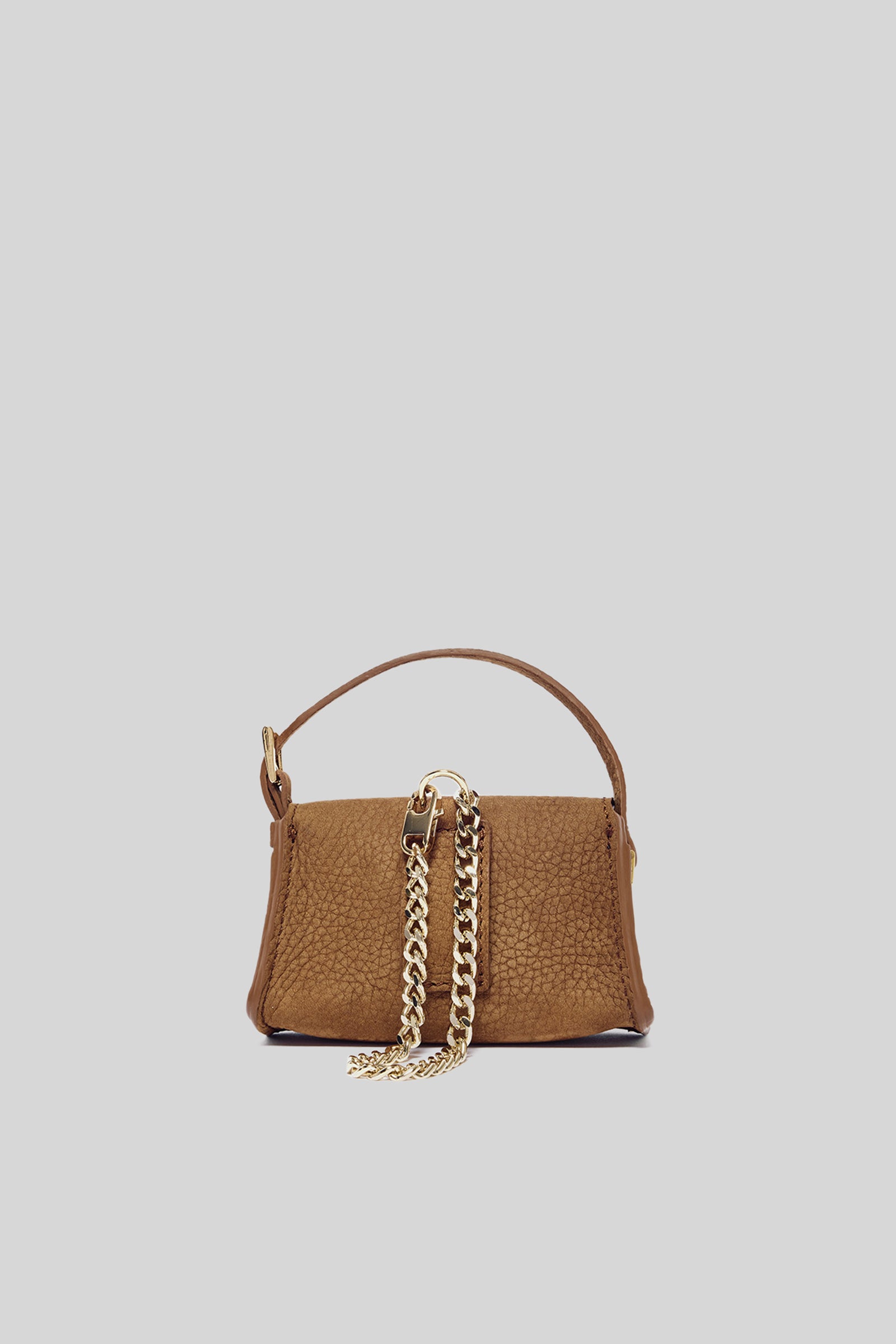 Orciani Charm Mini Nana In Nabuk Cuoio Donna - 3