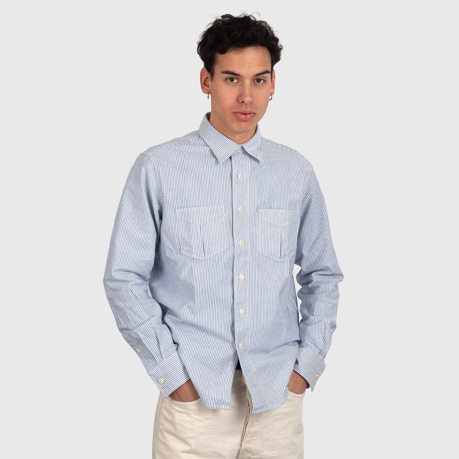 Oxford Shirt W/chest Pocket - 7