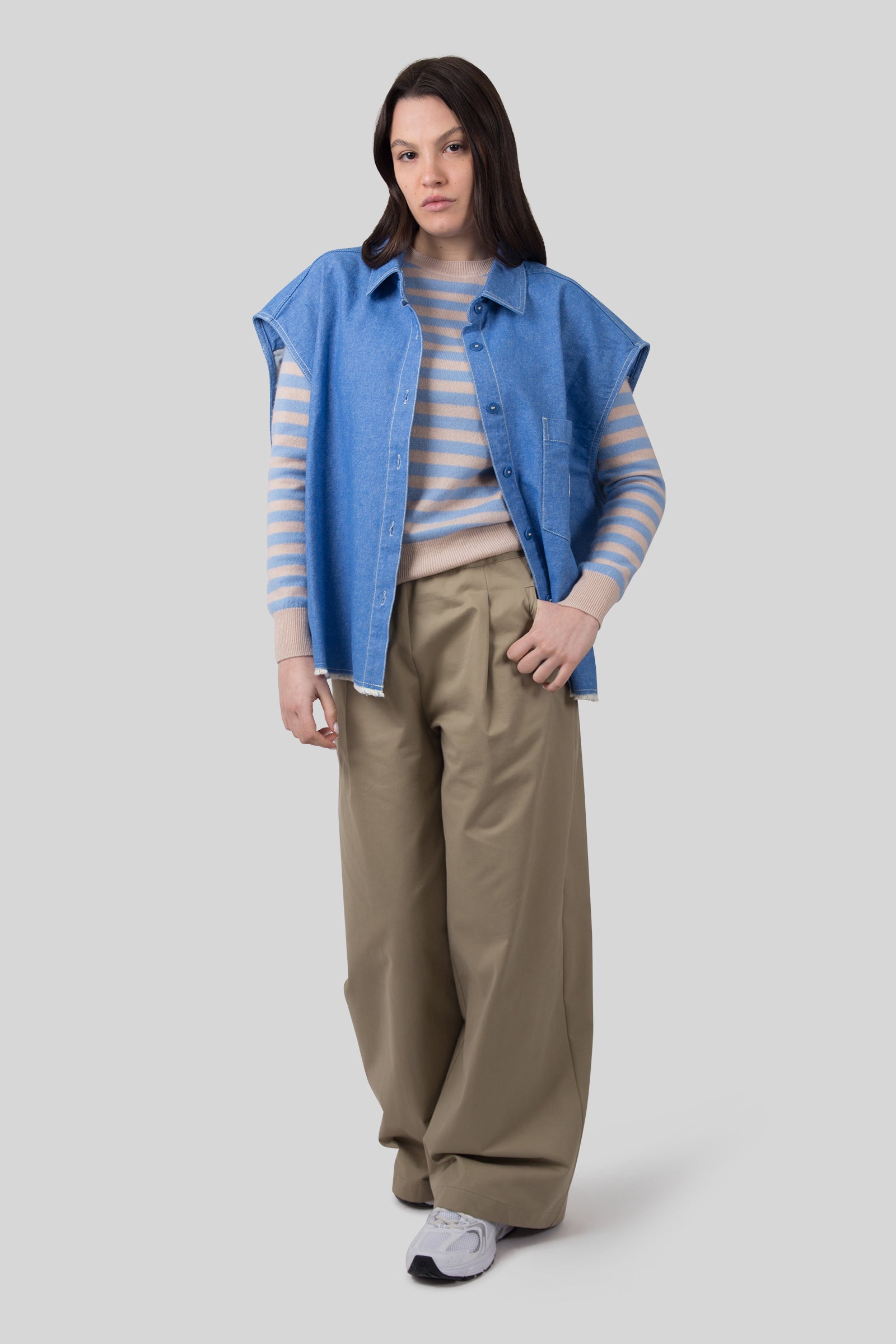 Absolut Cashmere Maglia Marge Beige/azzurro Donna - 2