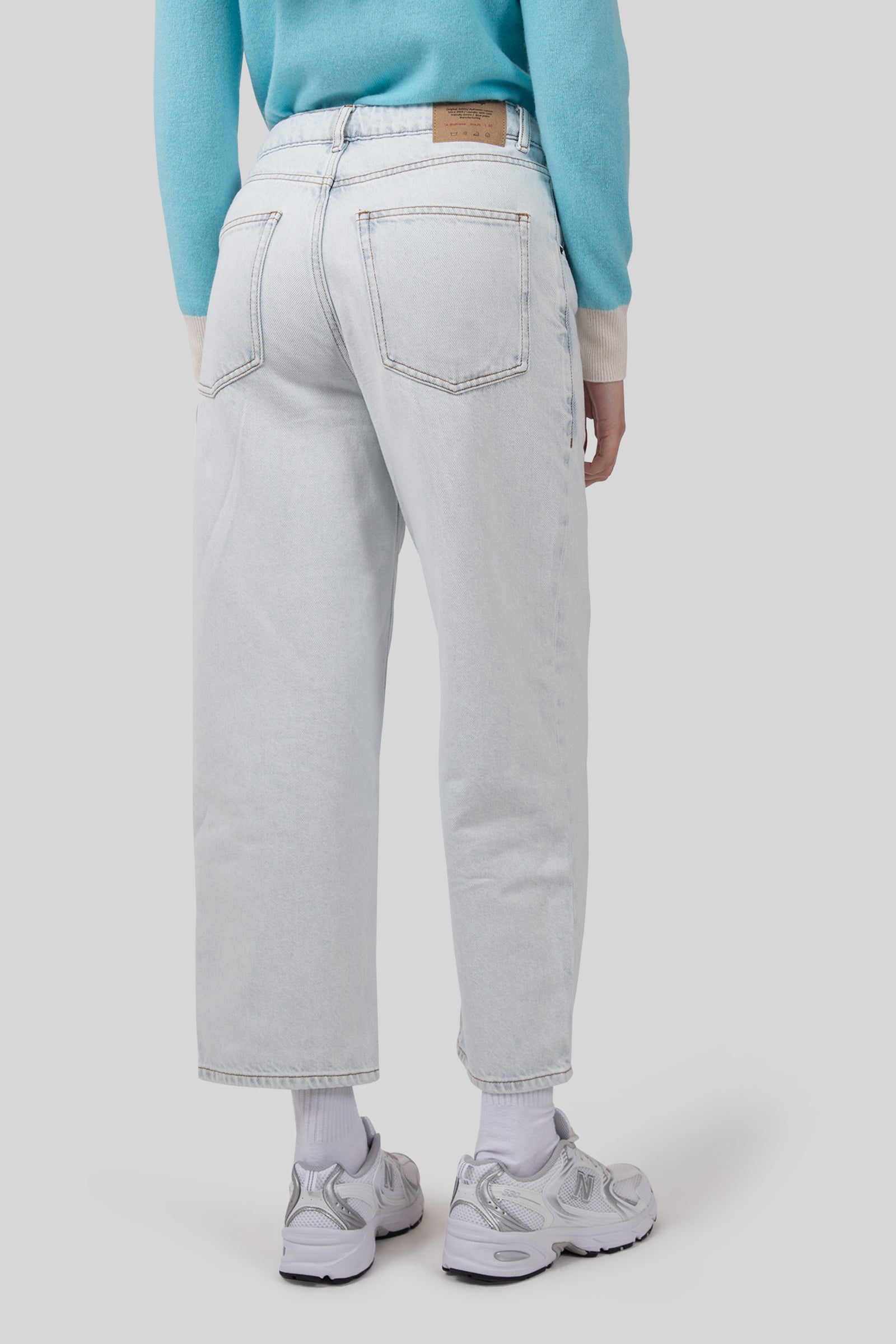 American Vintage Jeans Boyfriend Joybird Blu Chiaro Donna - 5