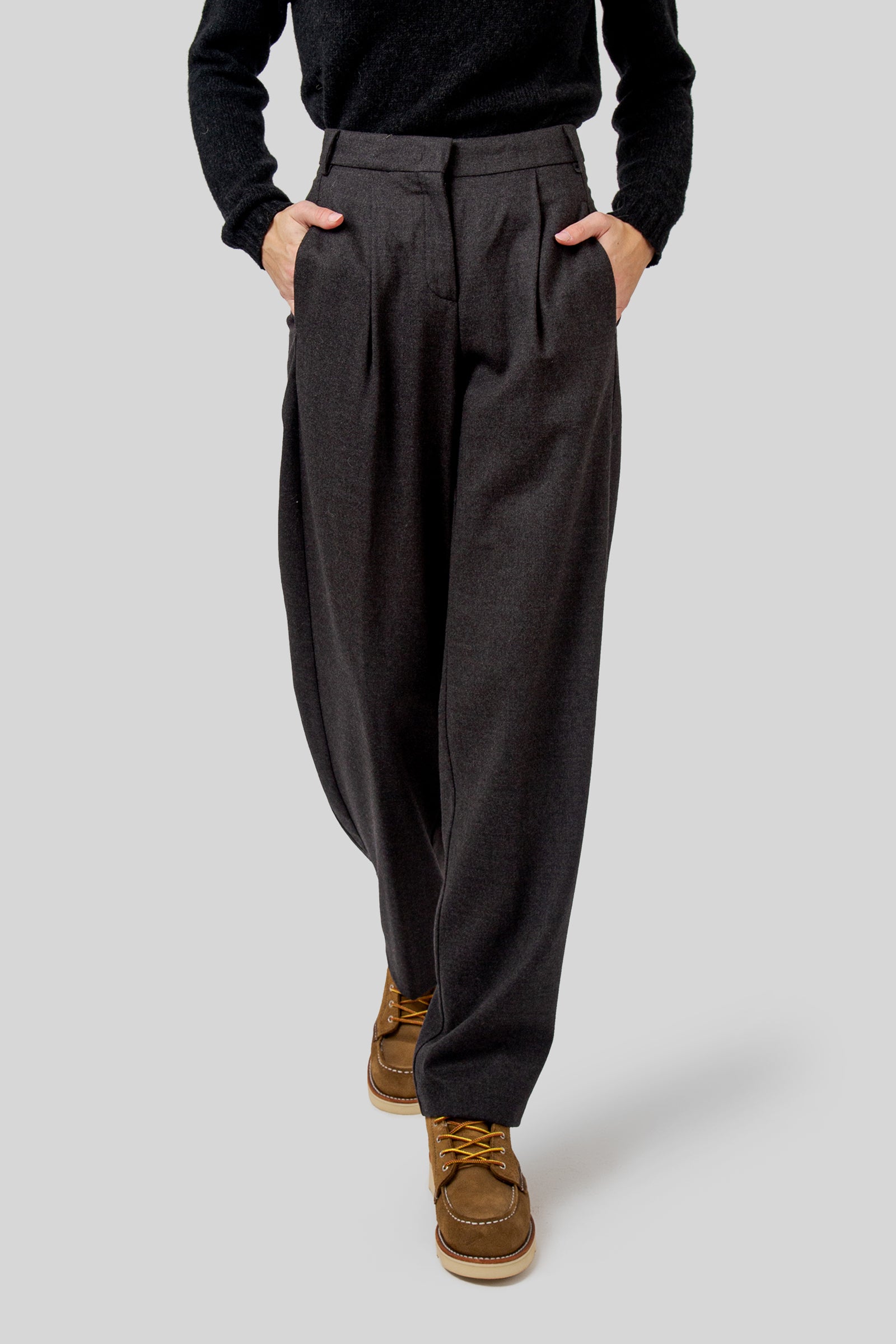 Semicouture Pantalone Melba Antracite Donna - 3