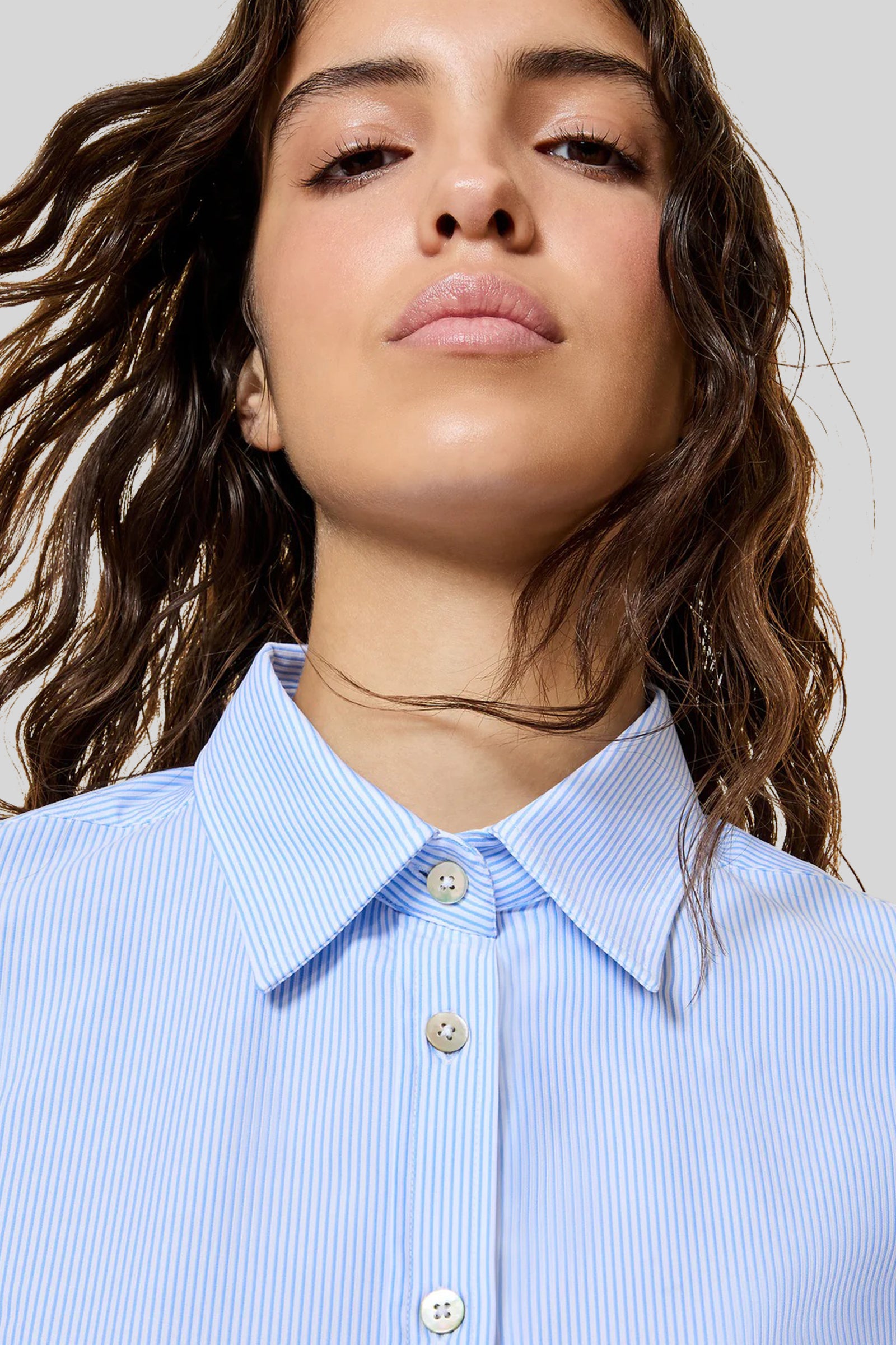 Oxford Jacquard Stripe Wom Shirt - 2