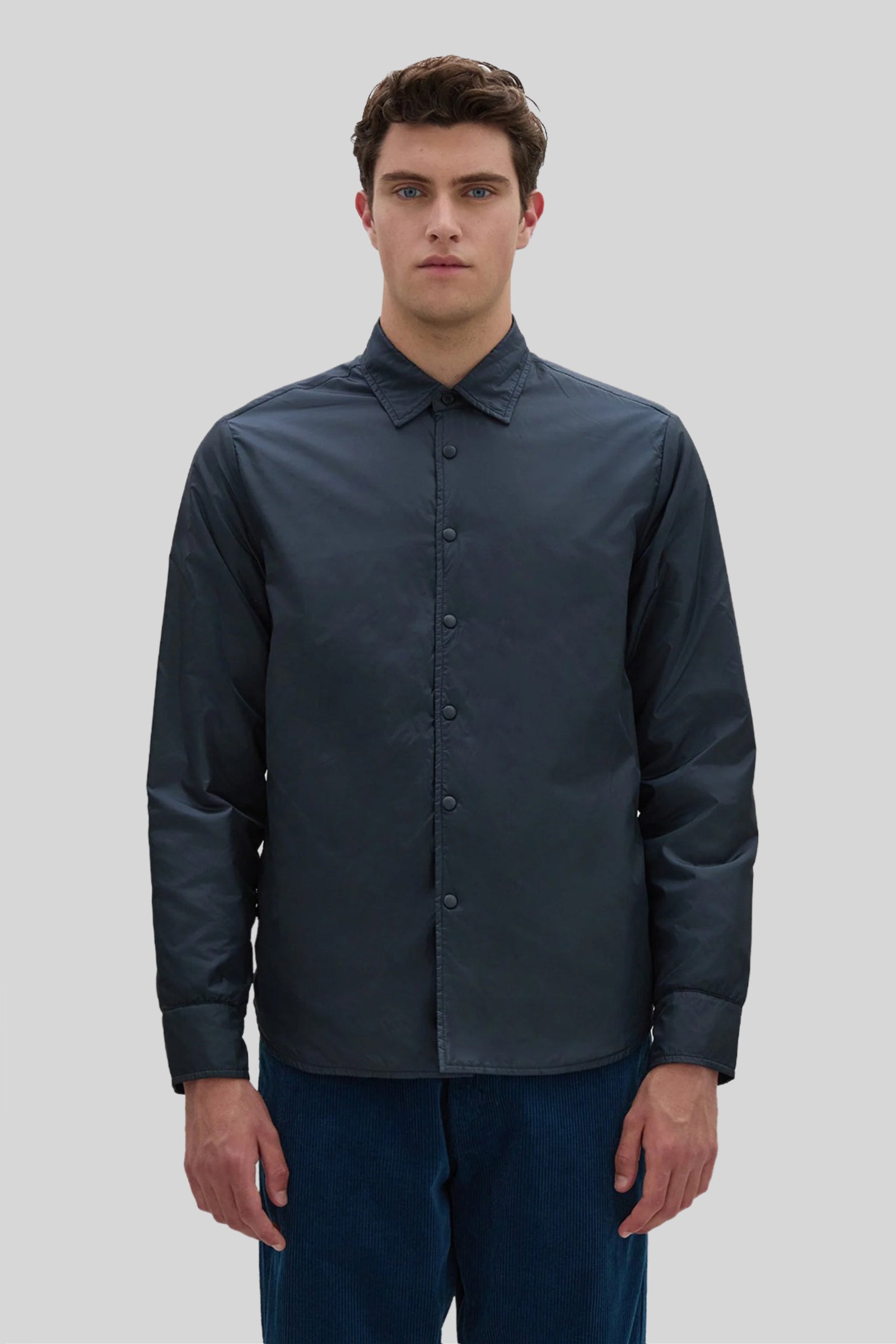 Aspesi Camicia Nylon Re-shirt Blu Uomo - 1