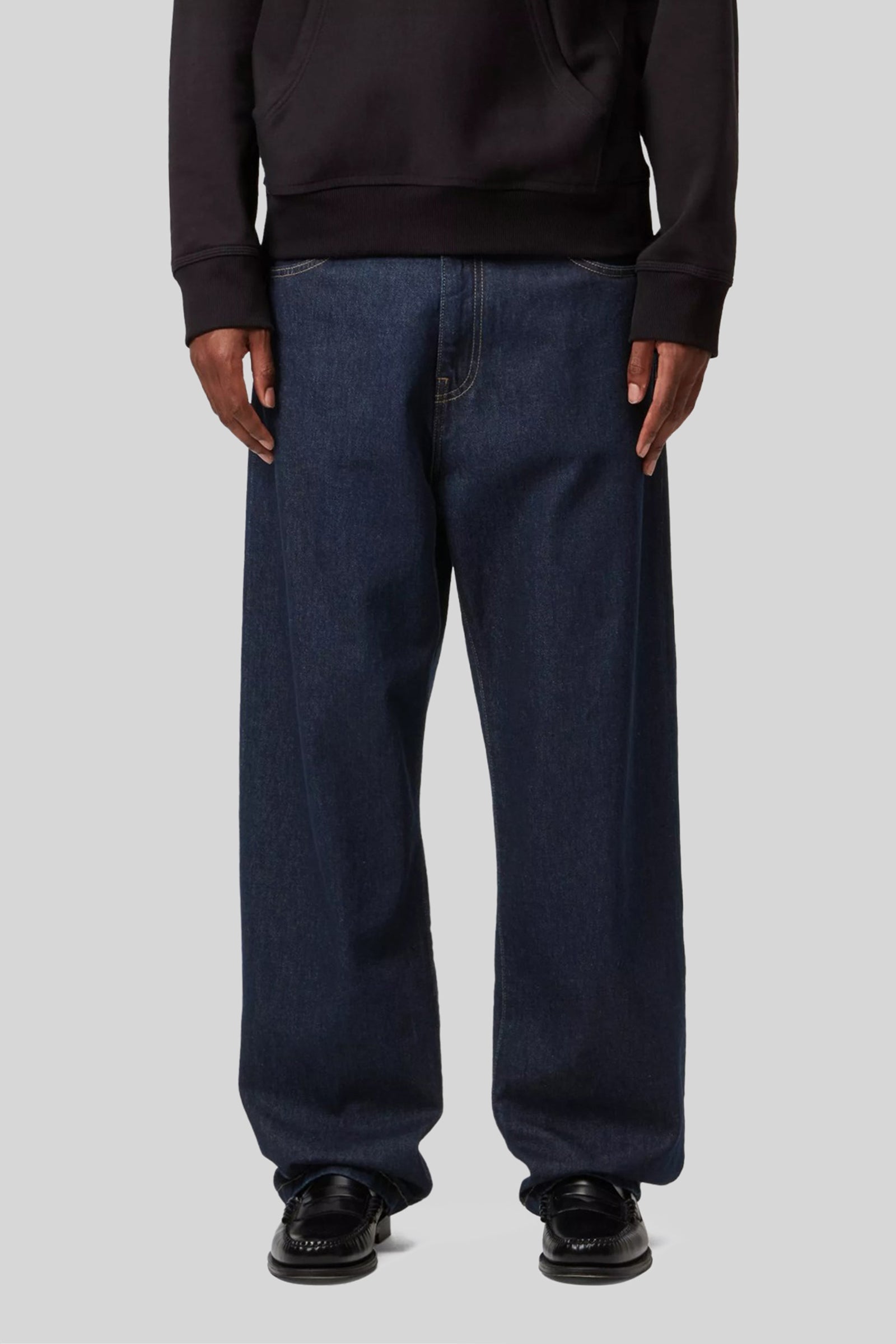 Carhartt Wip Brandon Pant Blu Medio Uomo - 3