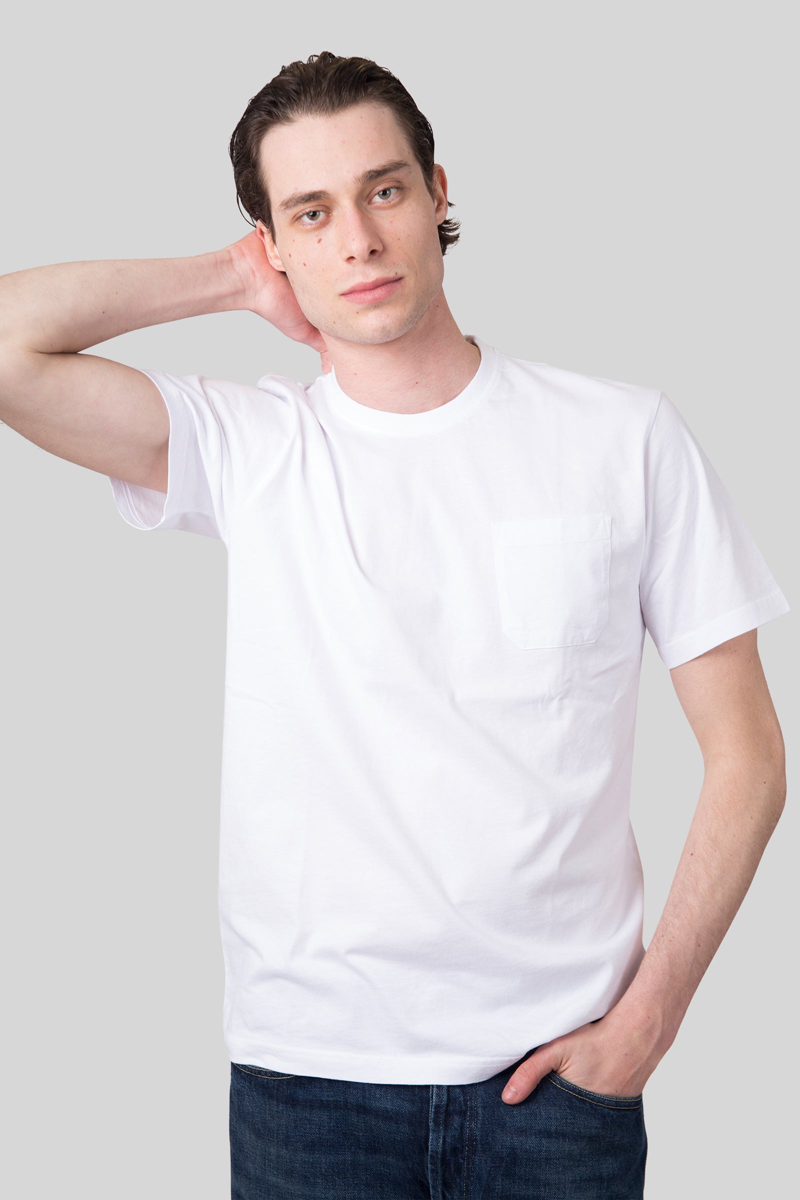 Aspesi T-shirt In Jersey Di Cotone Bianco Uomo - 1