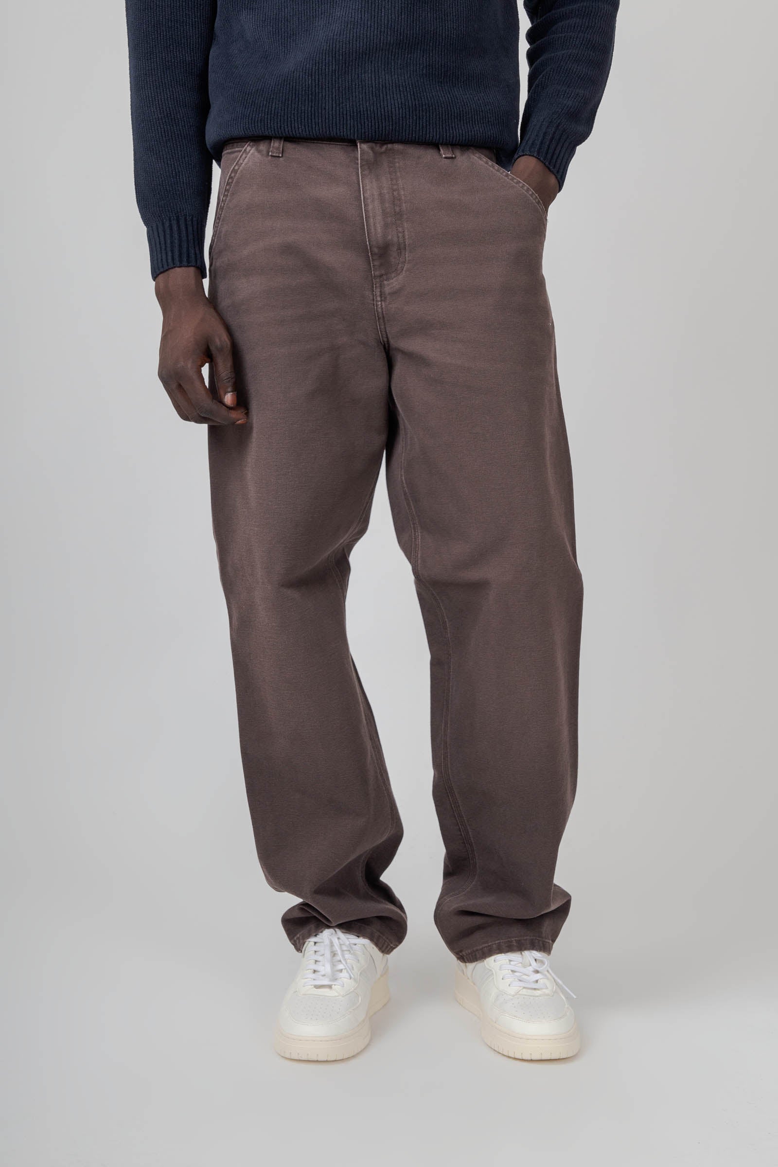 Carhartt Wip Single Knee Pant Tabacco Uomo - 3