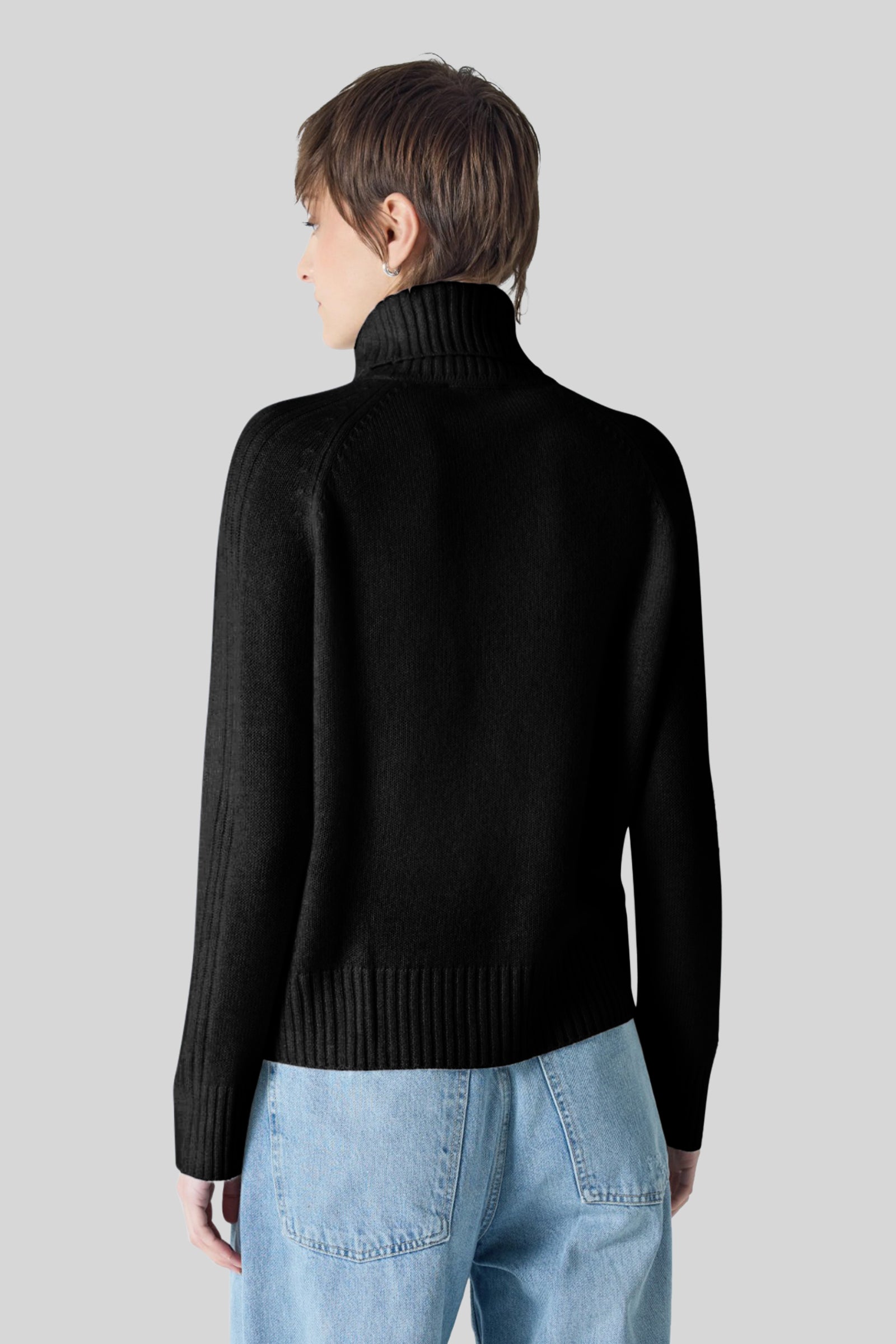 Absolut Cashmere Maglia Dolcevita Sylviana Nero Donna - 3