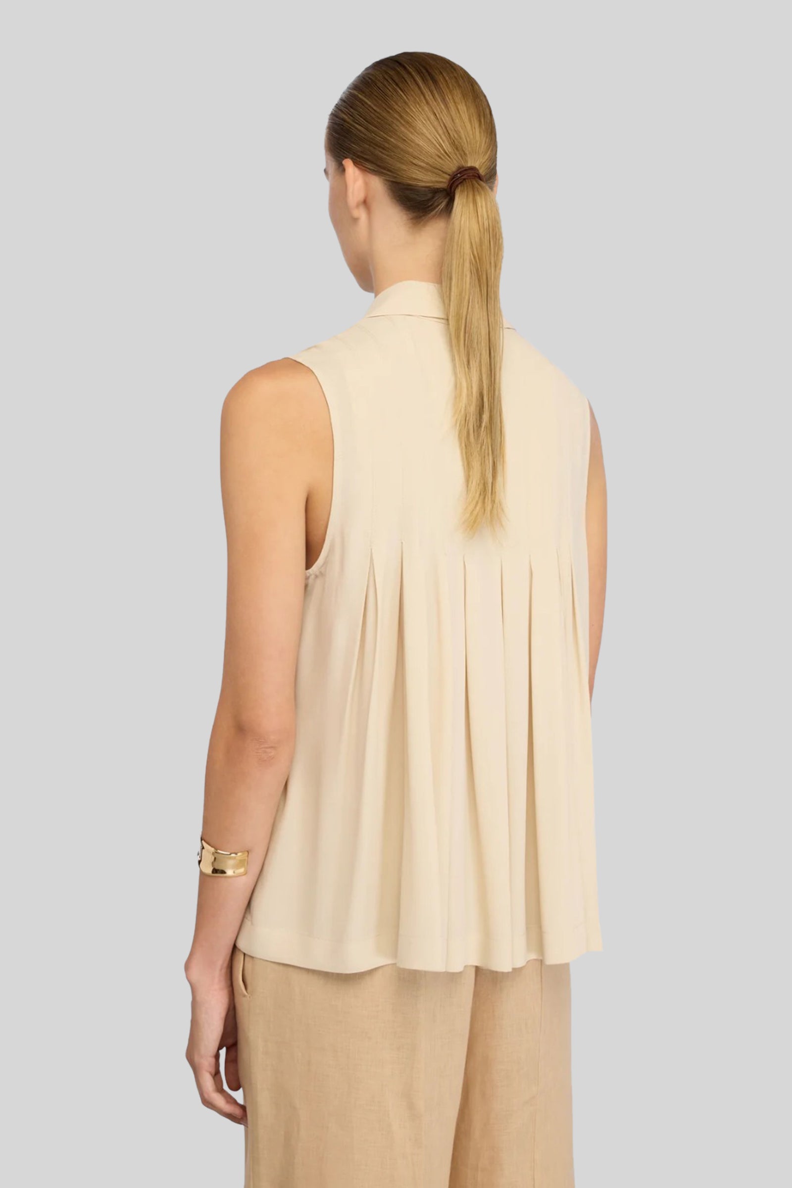 Semicouture Blusa Alysia Gesso Donna - 3