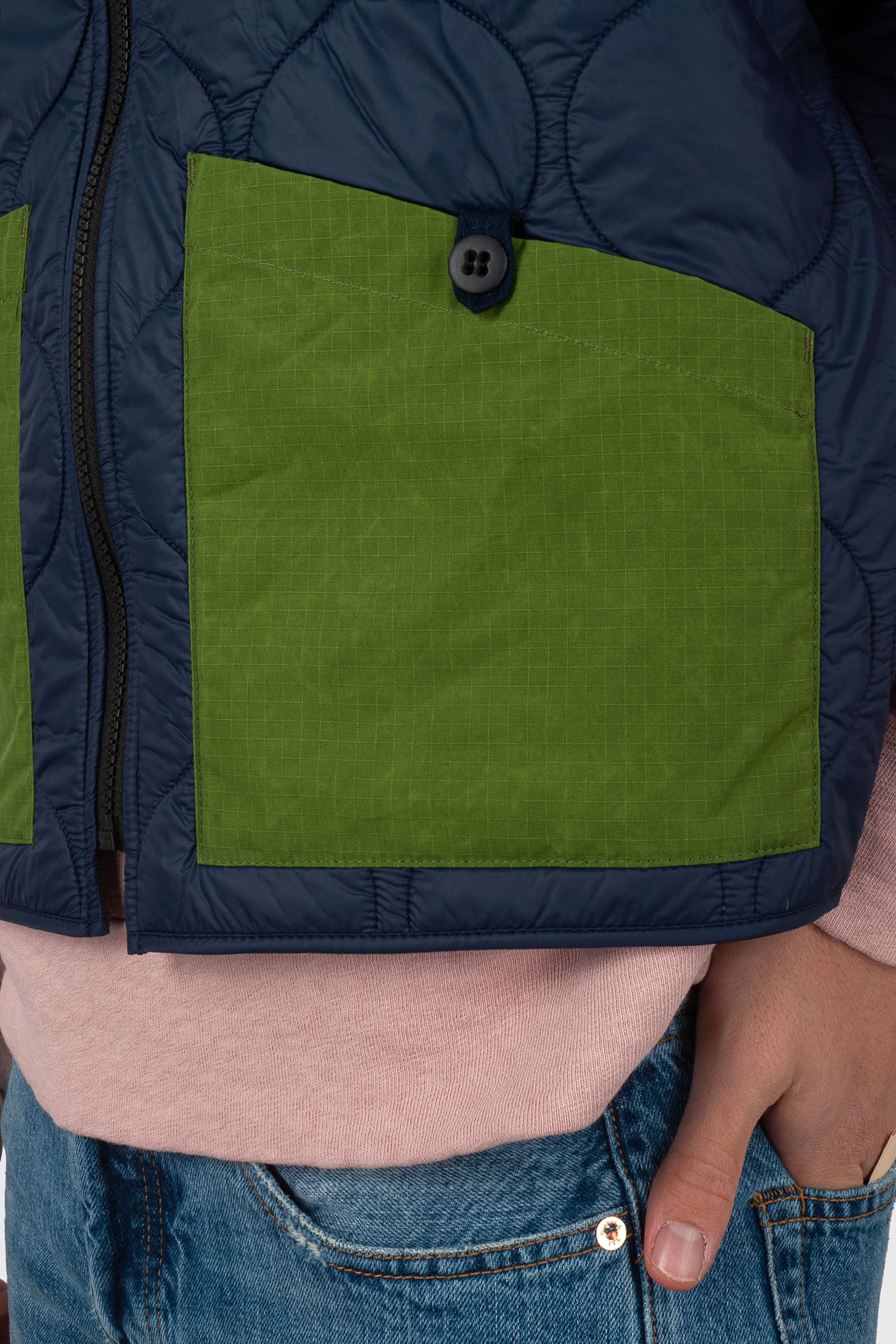 Manifattura Ceccarelli All Seasons Vest Blu/verde Uomo - 7