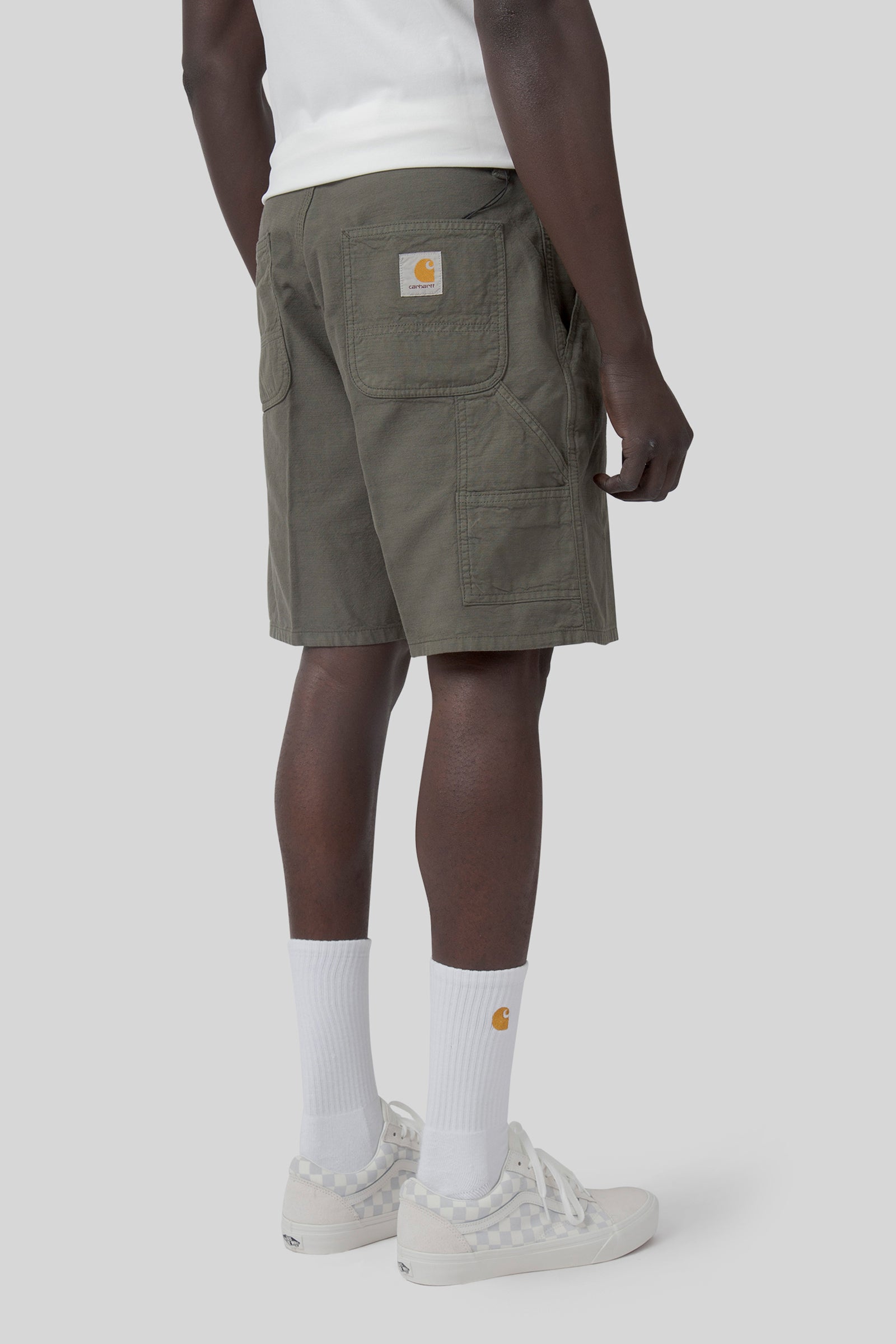 Carhartt Wip Walter Single Knee Short Verde Militare Uomo - 1