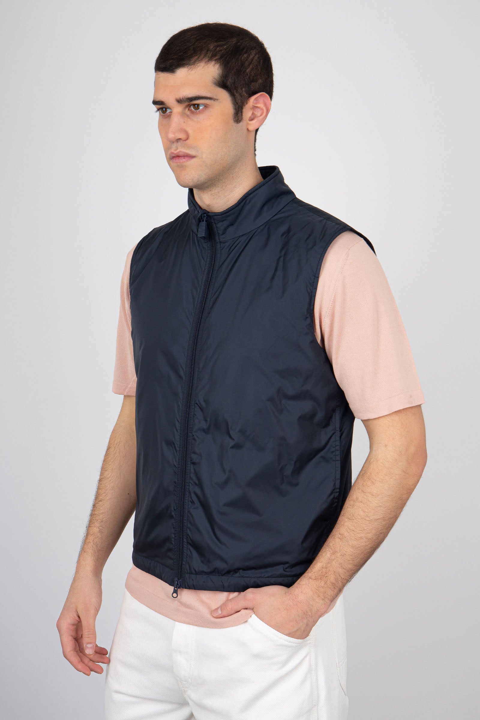 Aspesi Gilet Vernes Blu Uomo - 3