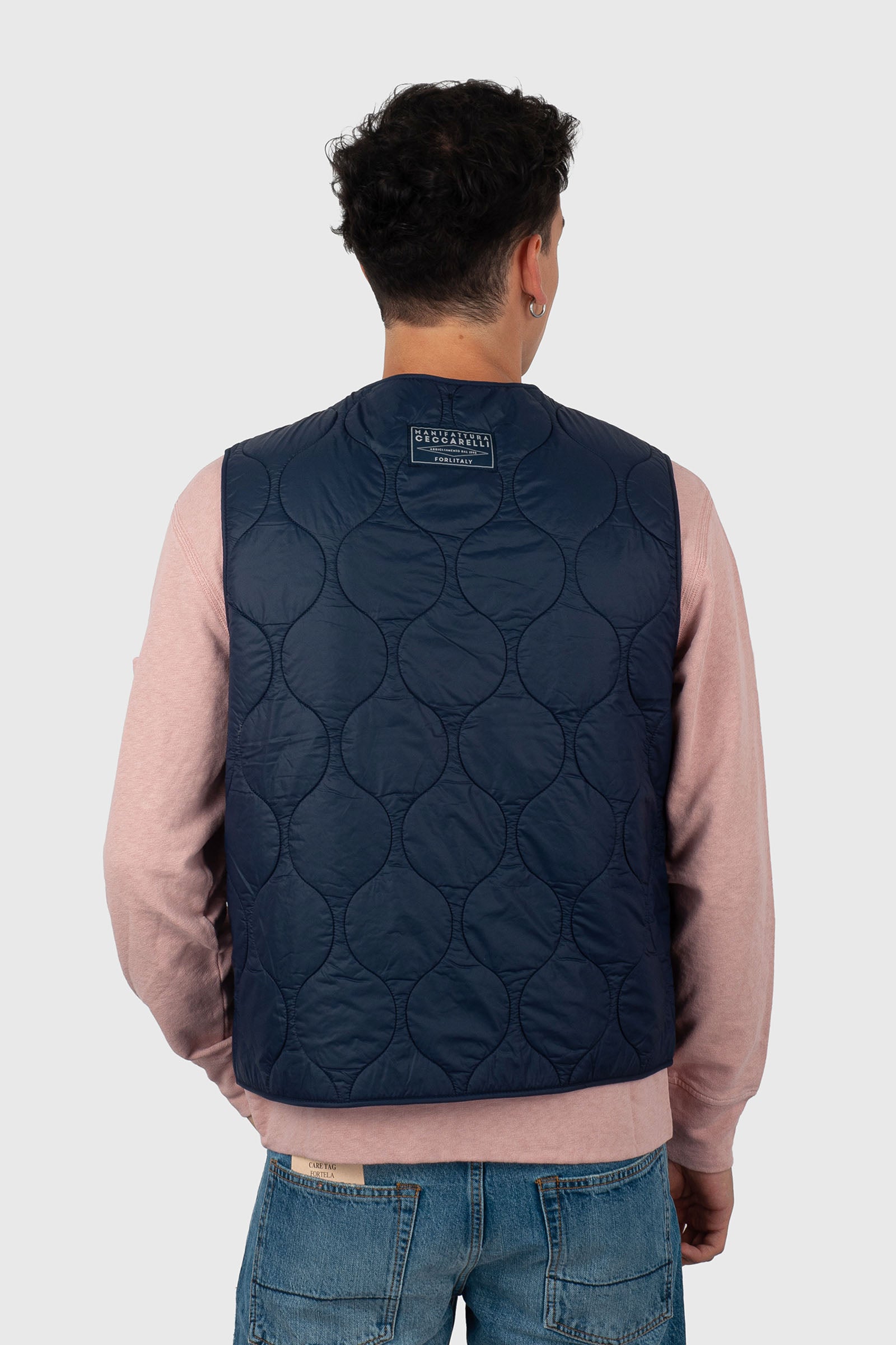 Manifattura Ceccarelli All Seasons Vest Blu/verde Uomo - 4