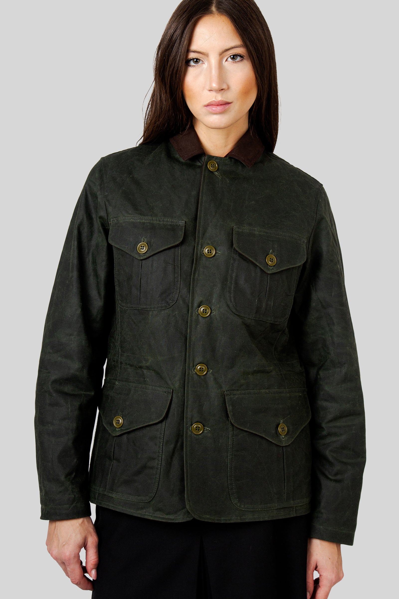 Manifattura Ceccarelli Woman Alligator Jacket Verde Scuro Donna - 3