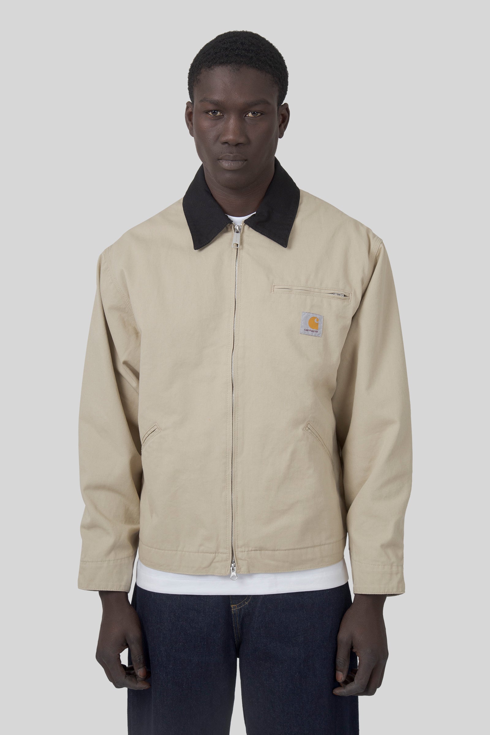 Carhartt Wip Og Detroit Jacket Ecru Uomo - 1