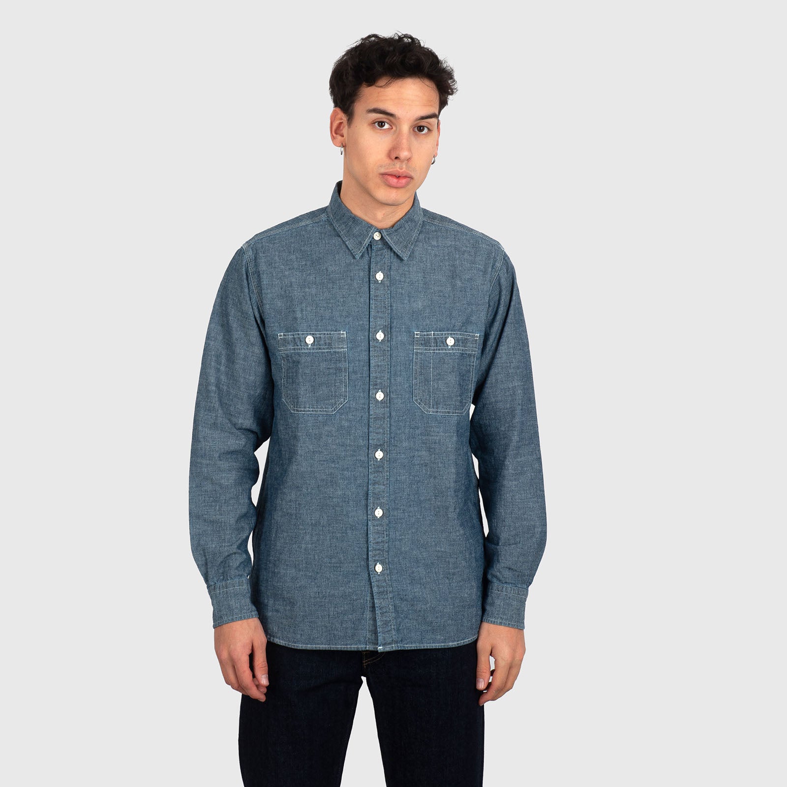 Sebago Camicia Sheetband Chambray Uomo - 9