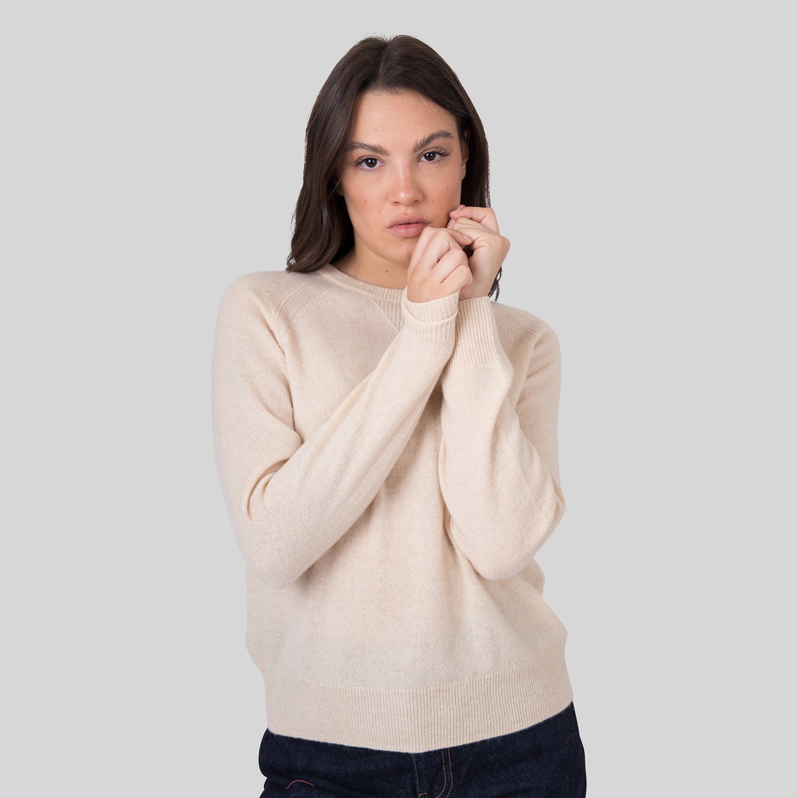 Absolut Cashmere Maglia Martika Ecru Donna - 5