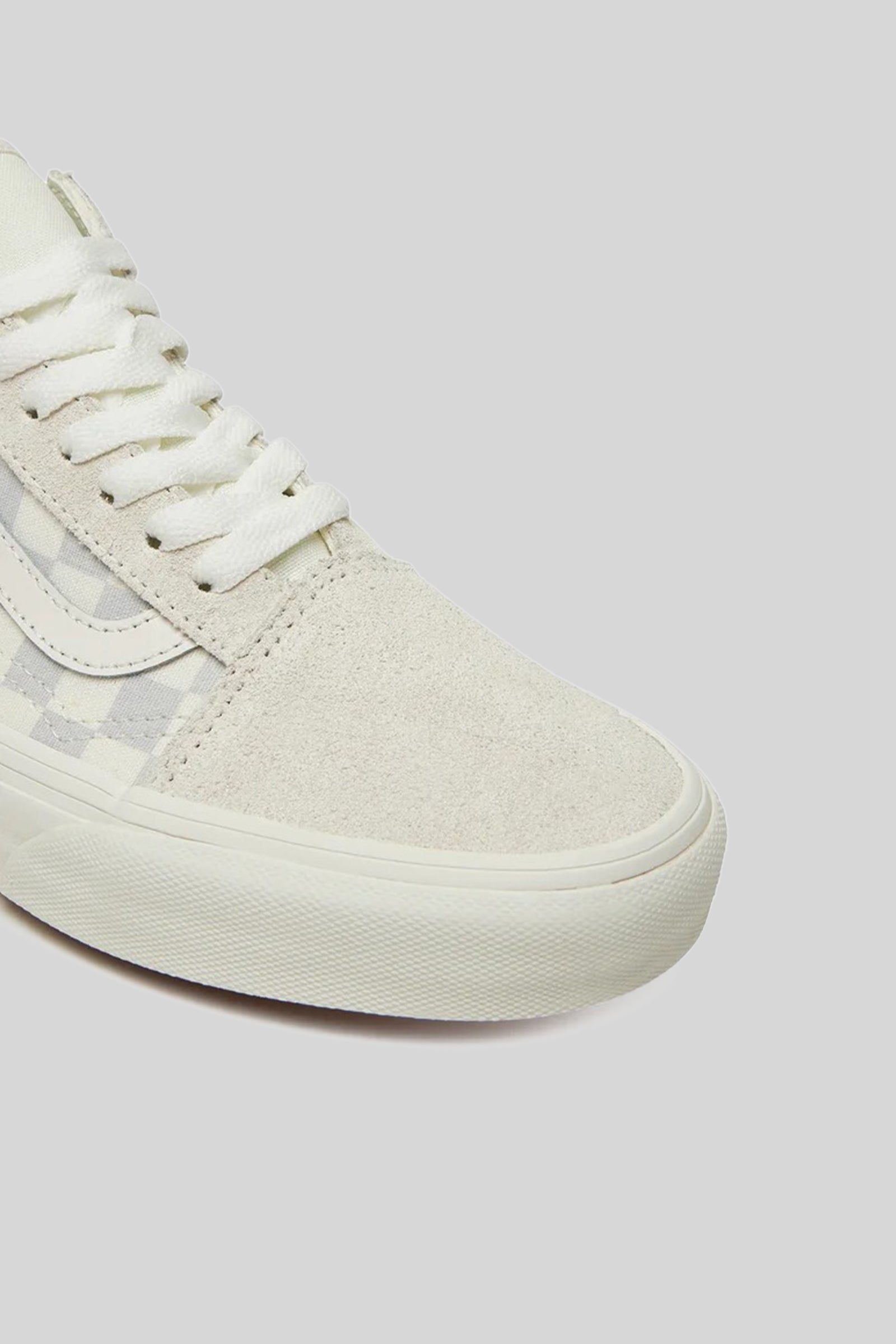 Vans "off The Wall" Sneaker Old Skool Checkboard Grigio Chiaro Unisex - 2