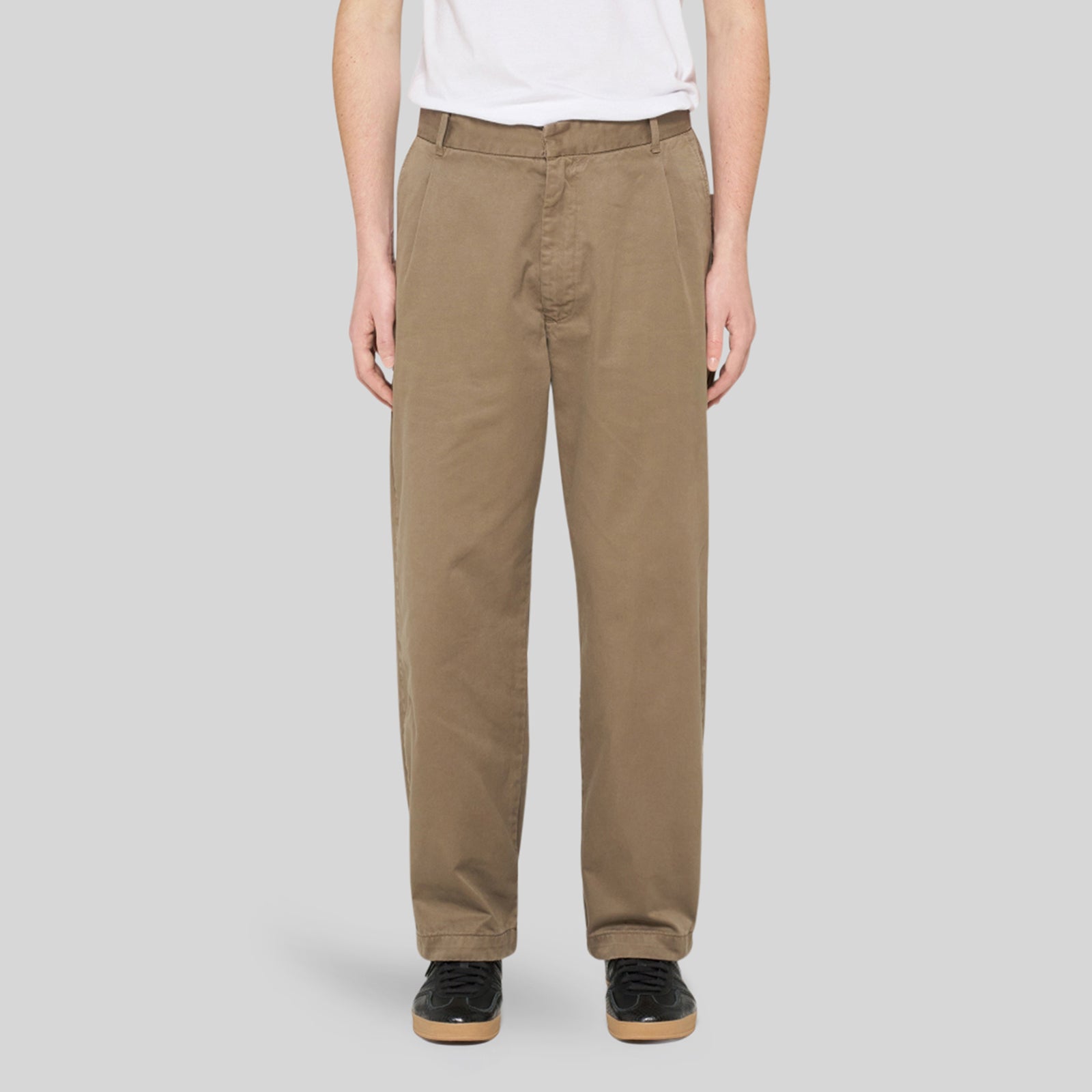 Edwin Solan Pant Nocciola Uomo - 5