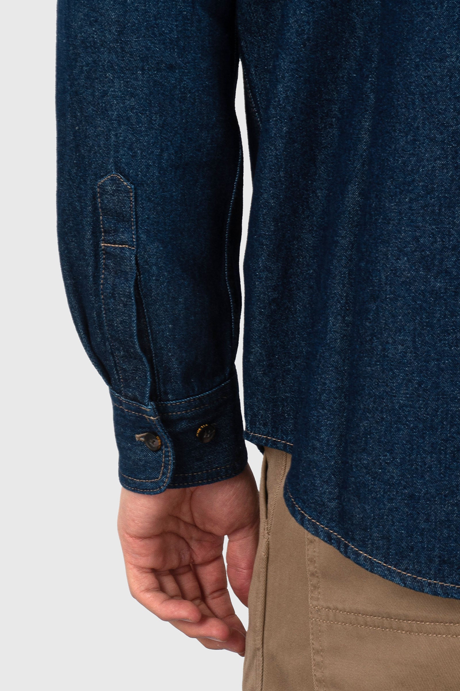 Filson Denim Giude Shirt Blu Scuro Uomo - 6