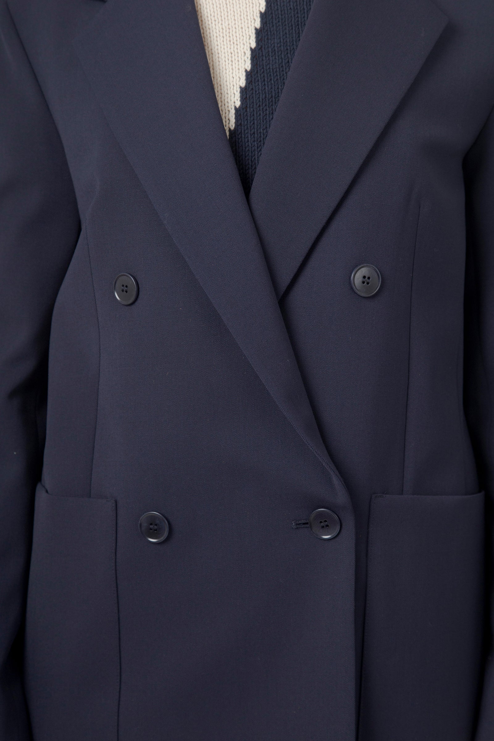 Veloce Double-breasted Blazer In Technical Wool - 4