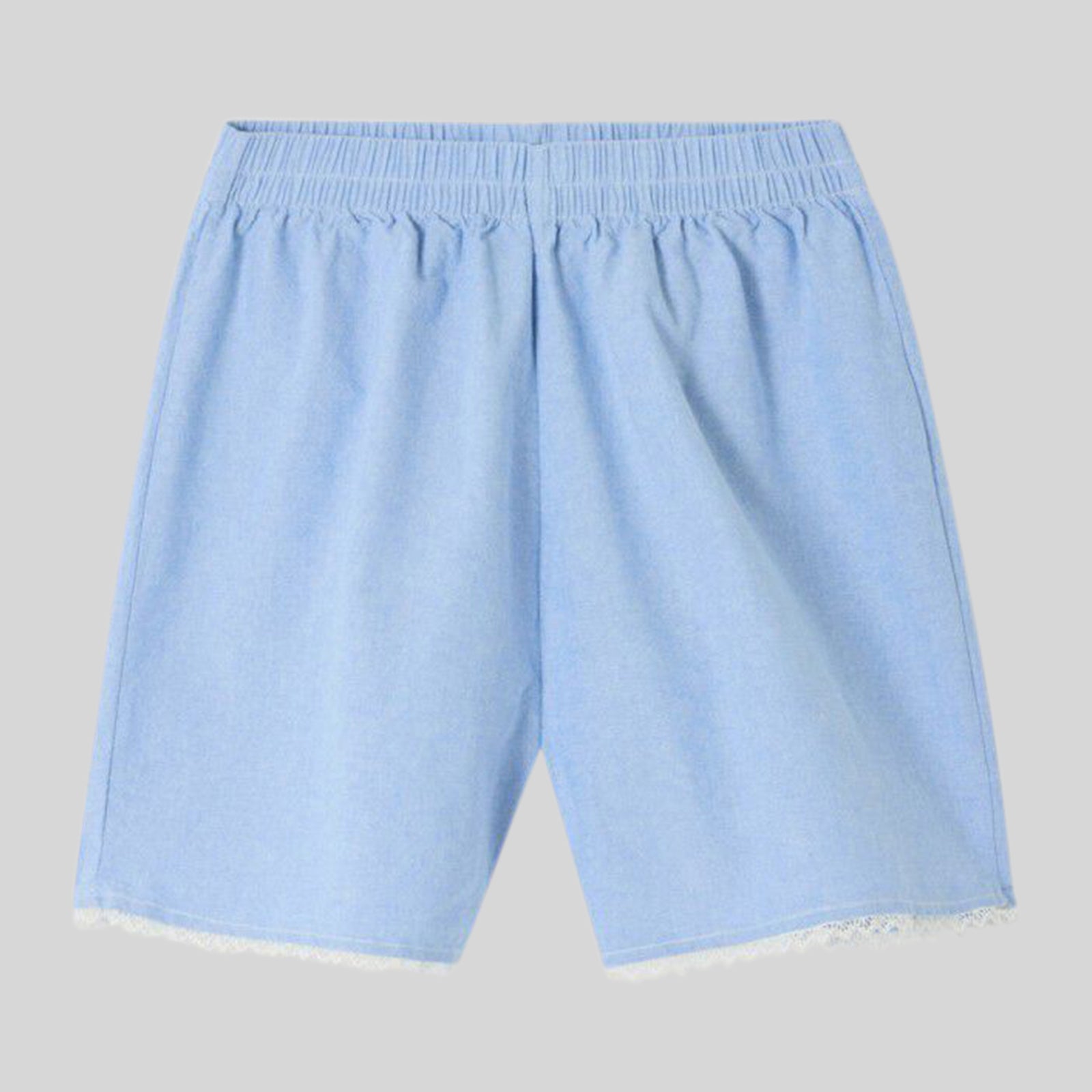 American Vintage Shorts Feoly Azzurro Donna - 4