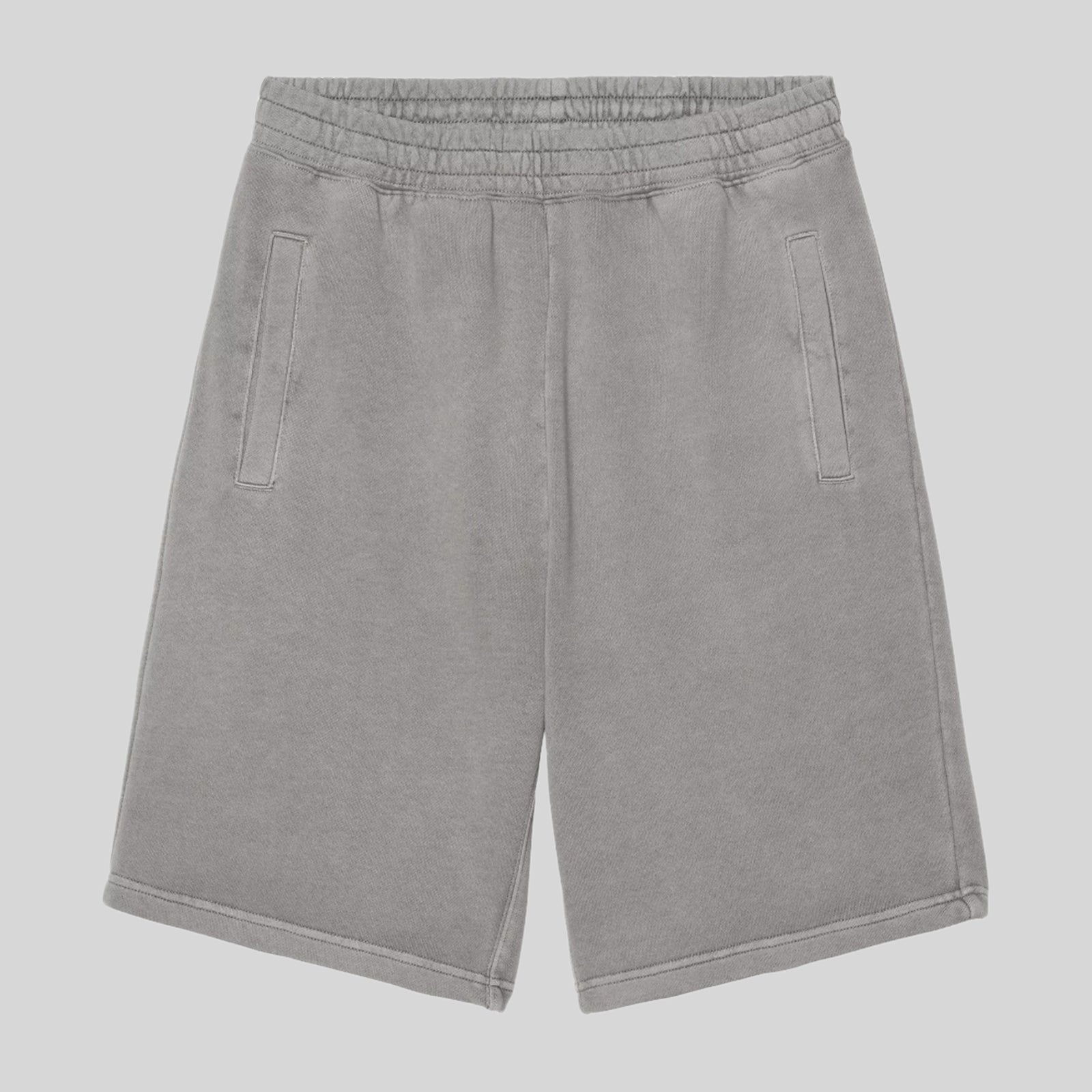 Carhartt Wip Short In Felpa Nelson Grigio Uomo - 3