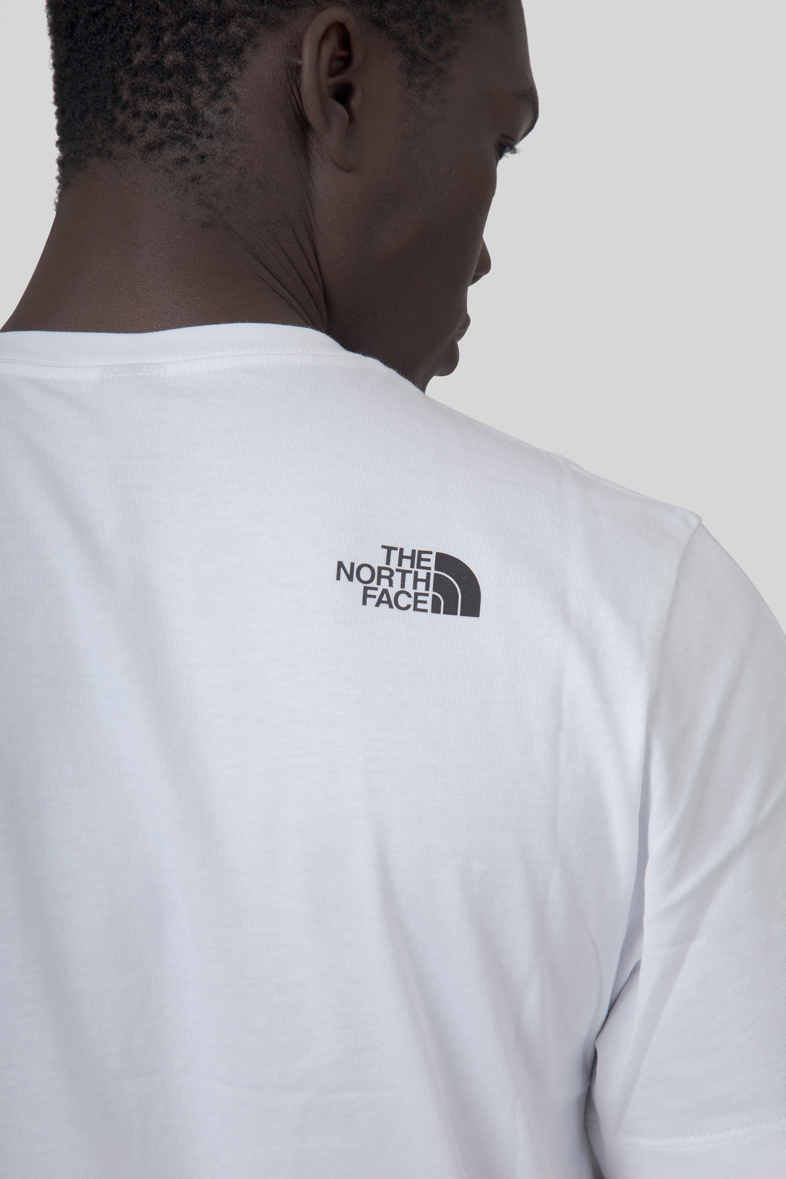 The North Face T-shirt Mountain Logo Relaxed Bianco Uomo - 2