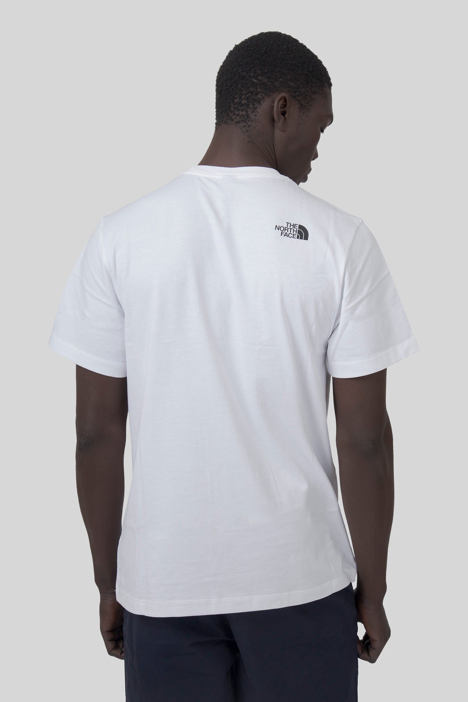 The North Face T-shirt Mountain Logo Relaxed Bianco Uomo - 5
