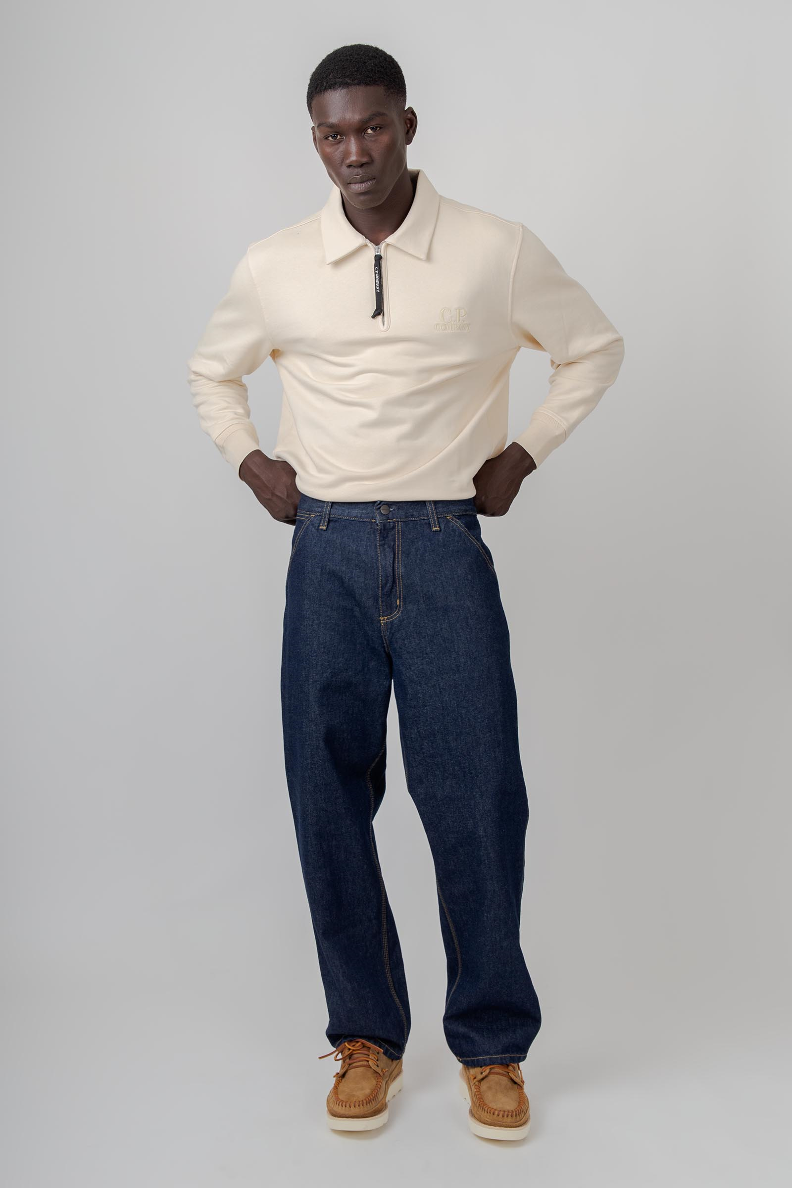 Carhartt Wip Single Knee Pant Blu Scuro Uomo - 2