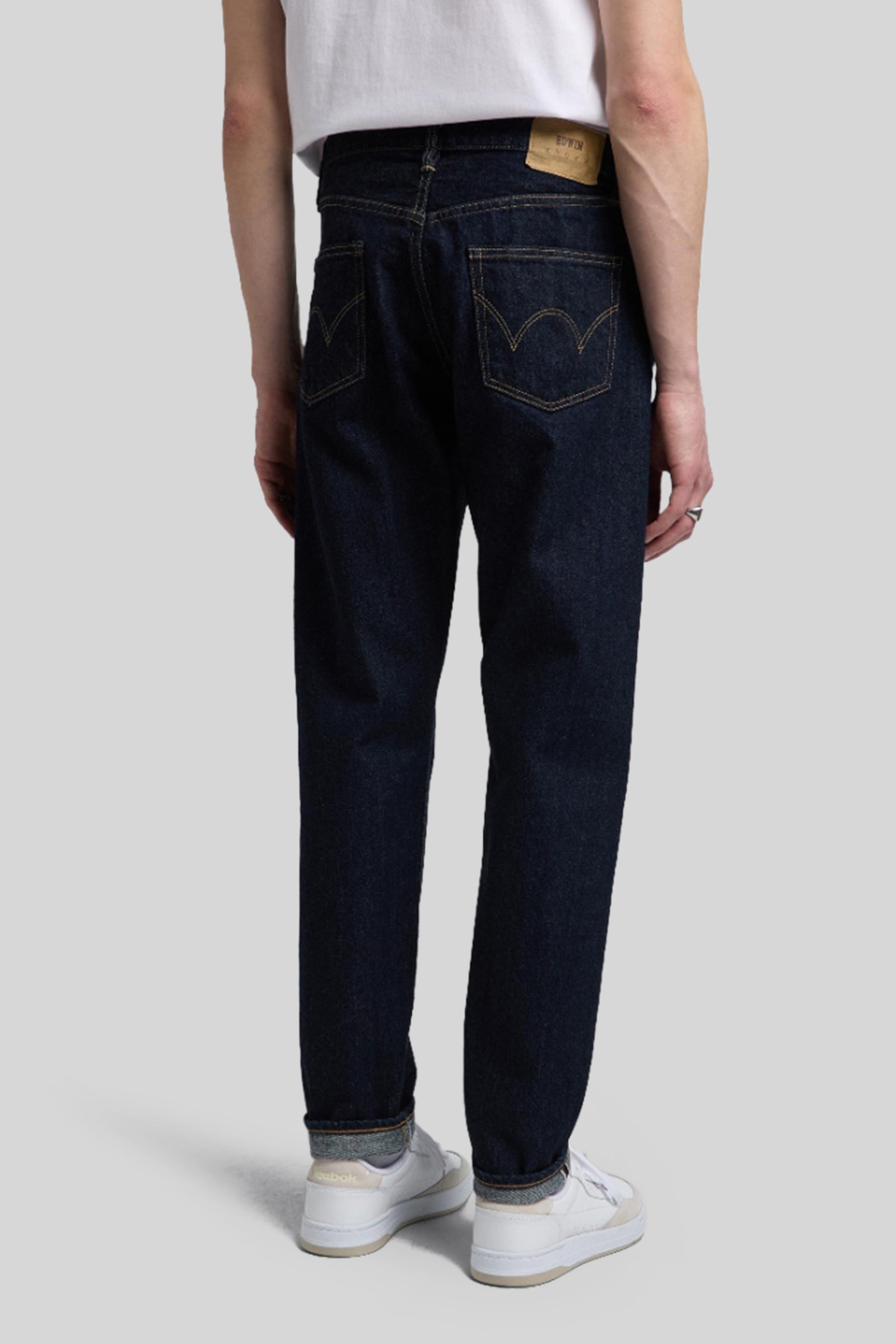 Edwin Jeans Regular Tapered Blu Scuro Uomo - 2