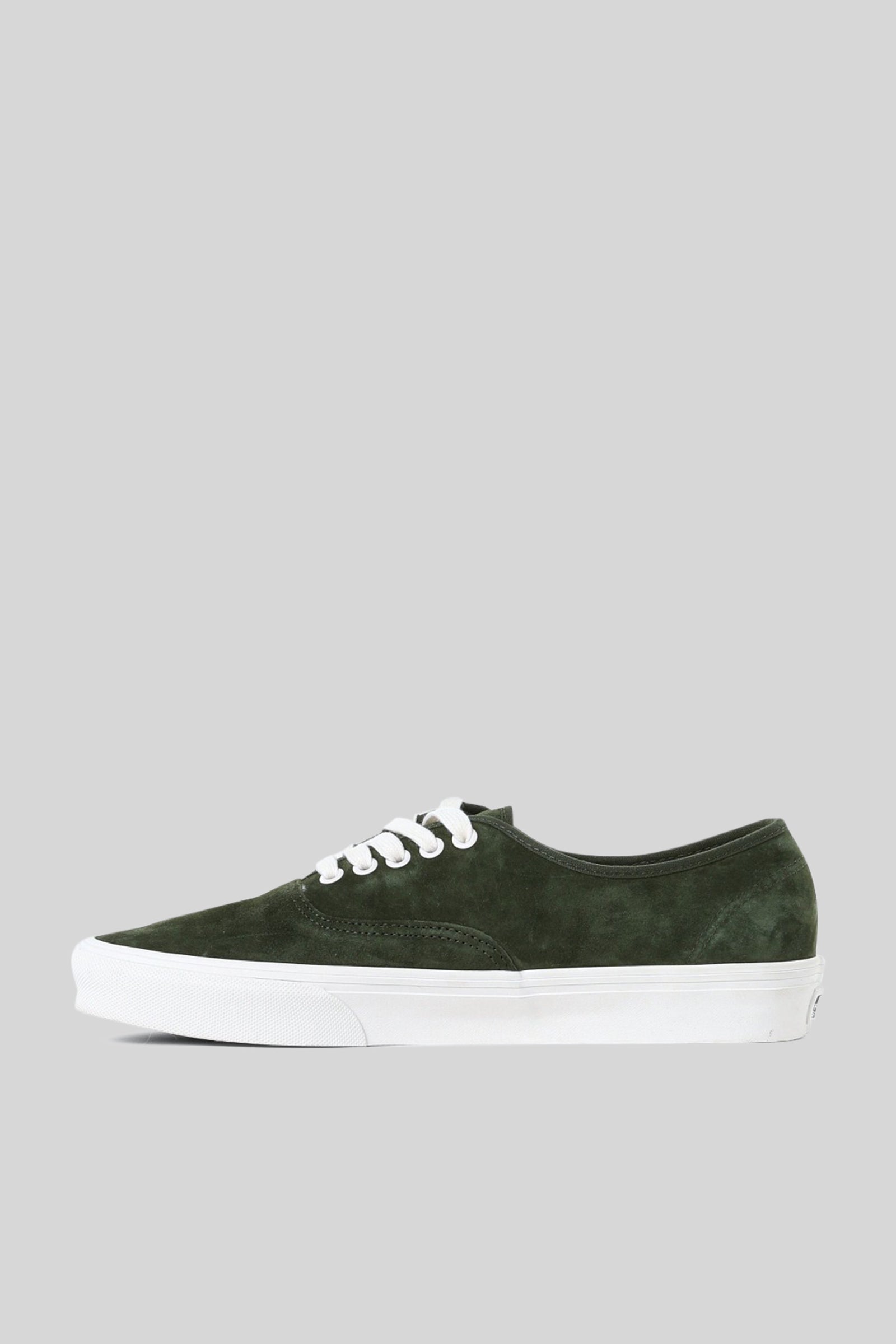 Vans "off The Wall" Sneaker Authentic Pig Suede Verde Uomo - 6