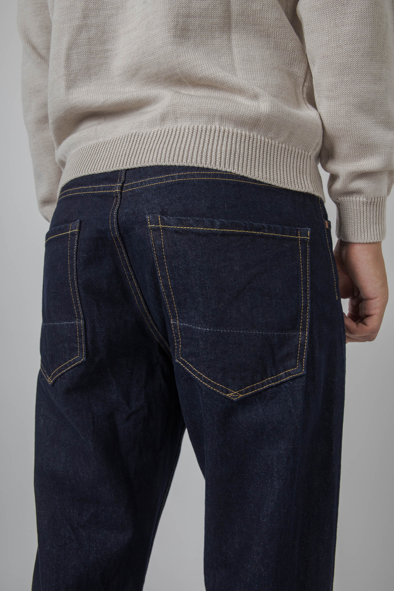 Tela Genova Jeans Rodolfo Blu Scuro Uomo - 4