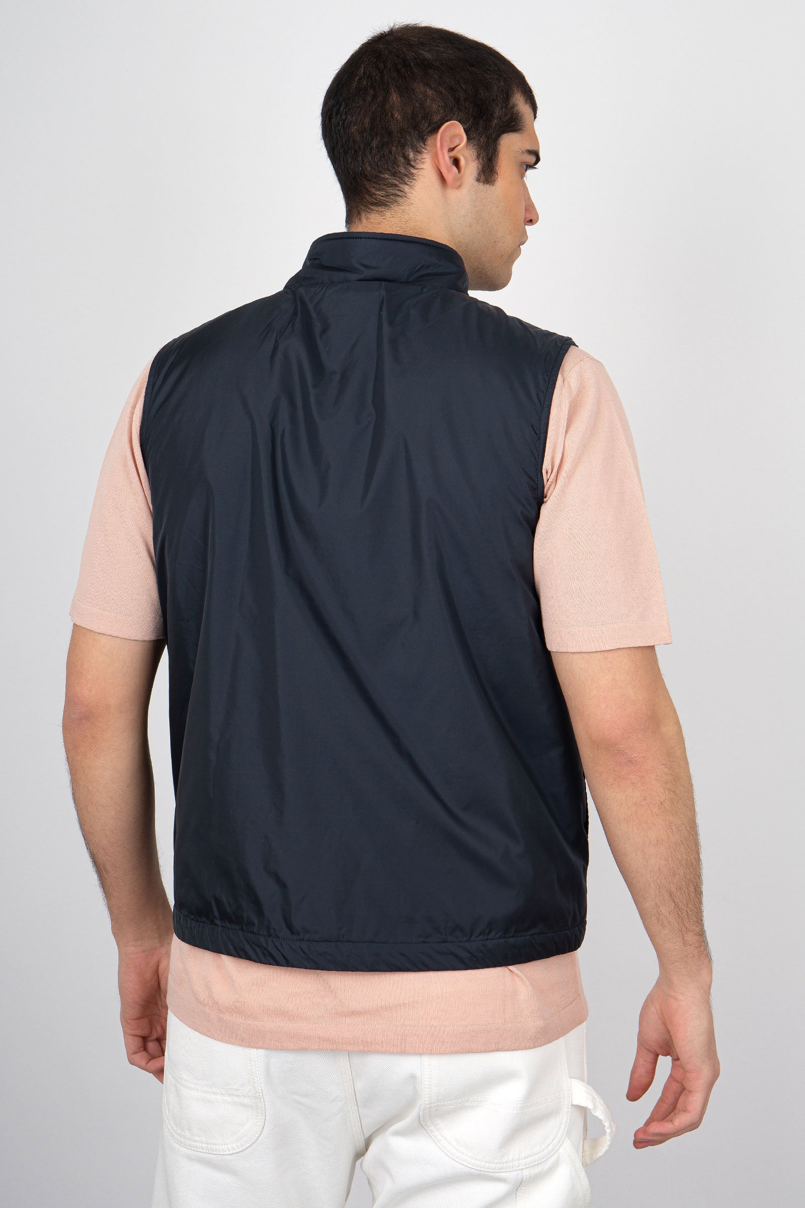 Aspesi Gilet Vernes Blu Uomo - 4