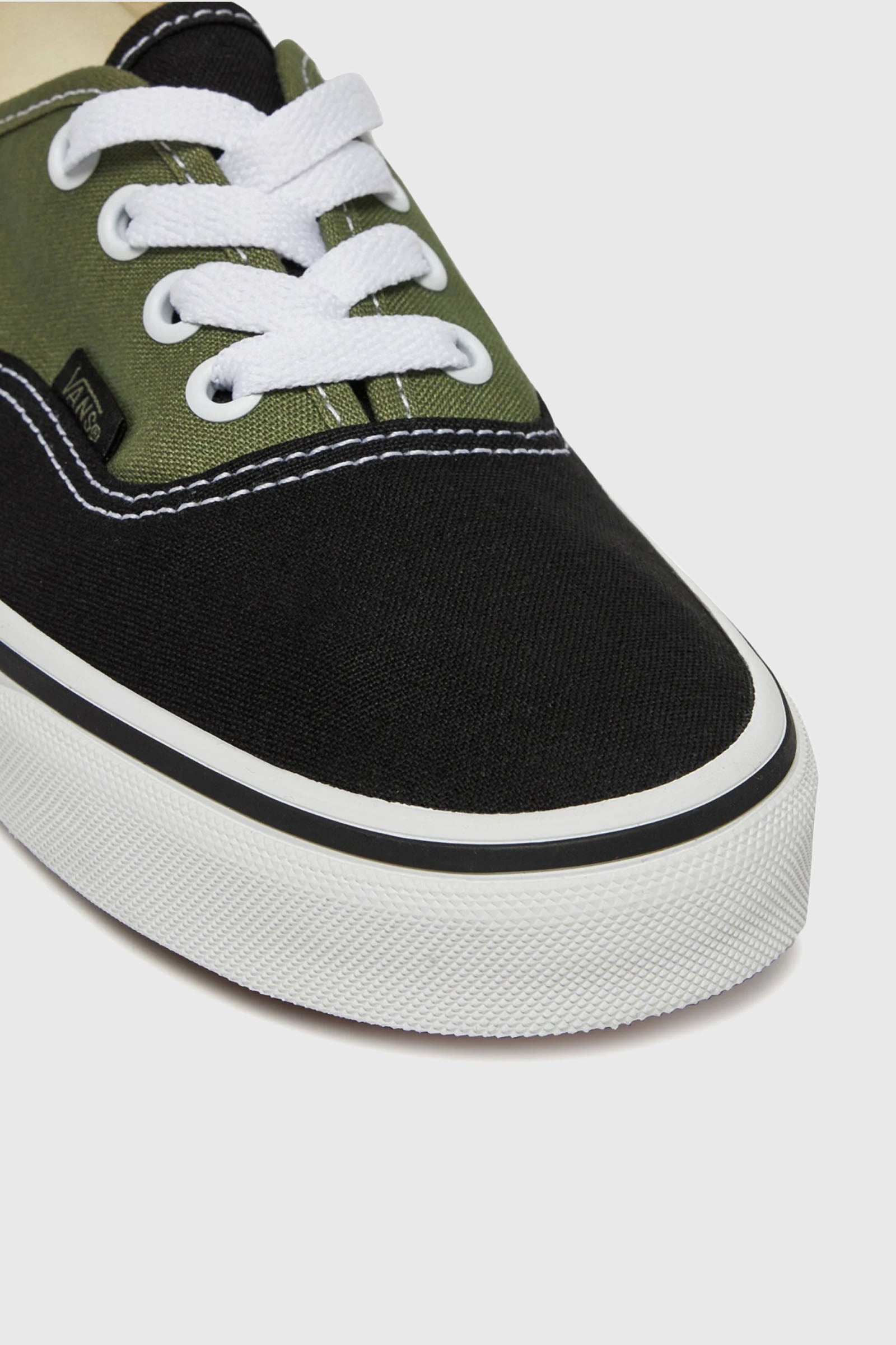 Vans "off The Wall" Sneaker Authentic Verde Militare/nero Uomo - 2